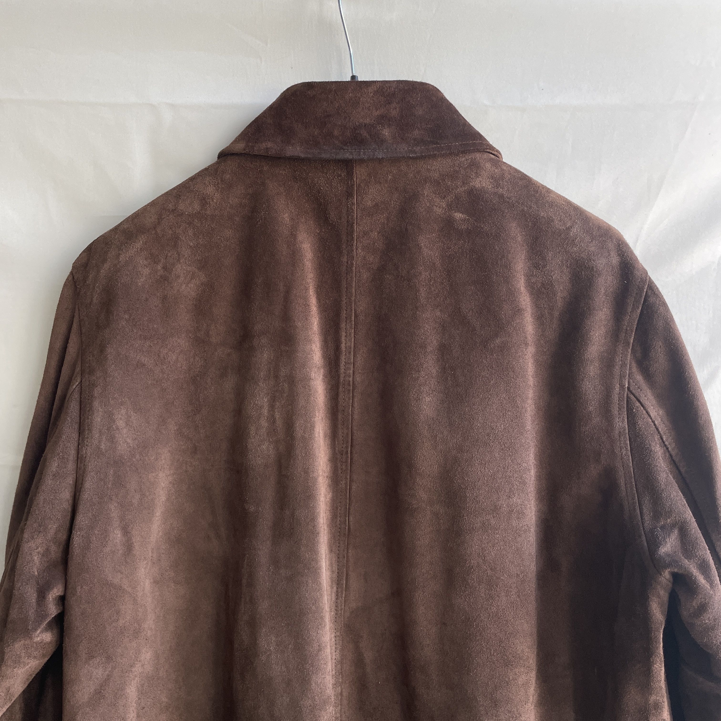 Polo Ralph Lauren Polo Ralph Lauren Calf Suede Brown Tobacco Barn Coat Size L Size US L / EU 52-54 / 3 - 7 Thumbnail