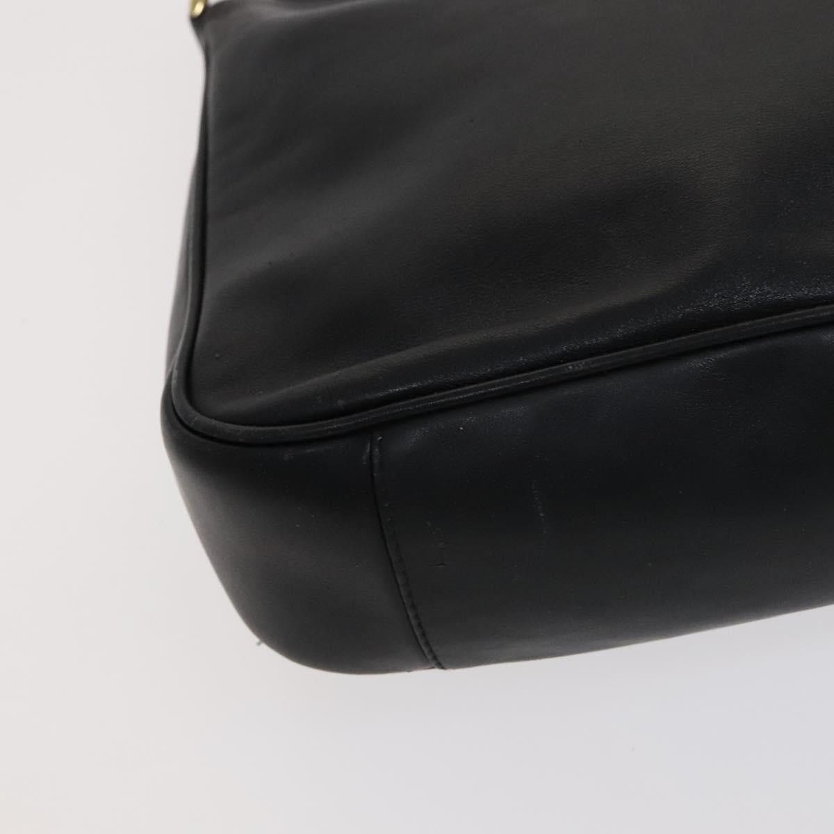 Gucci GUCCI Bamboo Hand Bag Leather Black Gold 001 2113 001 2113 Size ONE SIZE - 11 Thumbnail