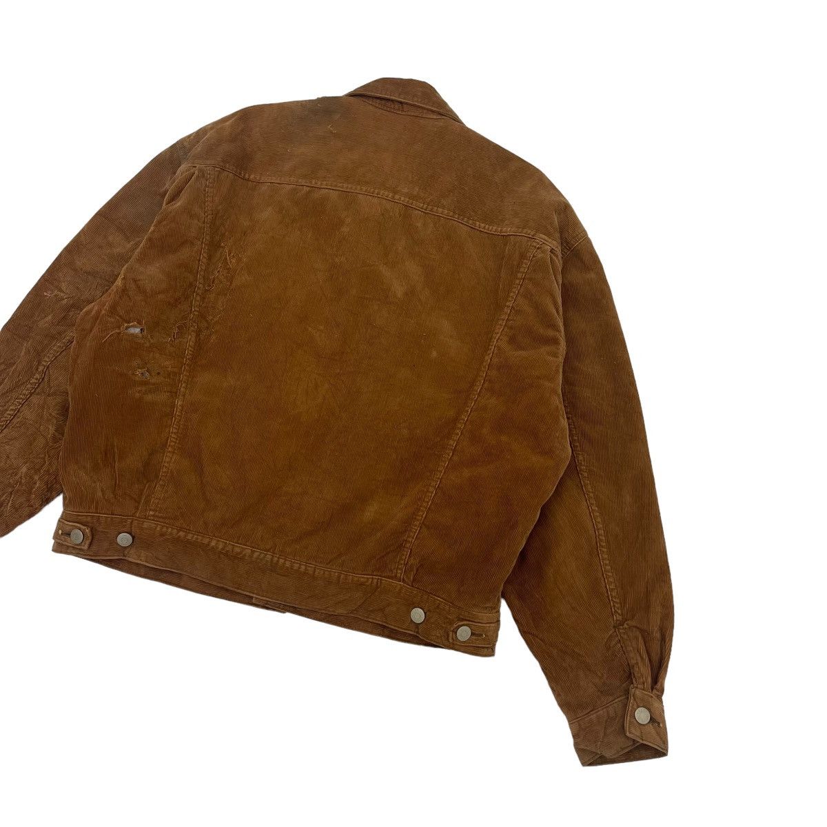 Wrangler Vintage Distressed Wrangler Corduroy Trucker Jacket Size US M / EU 48-50 / 2 - 11 Thumbnail