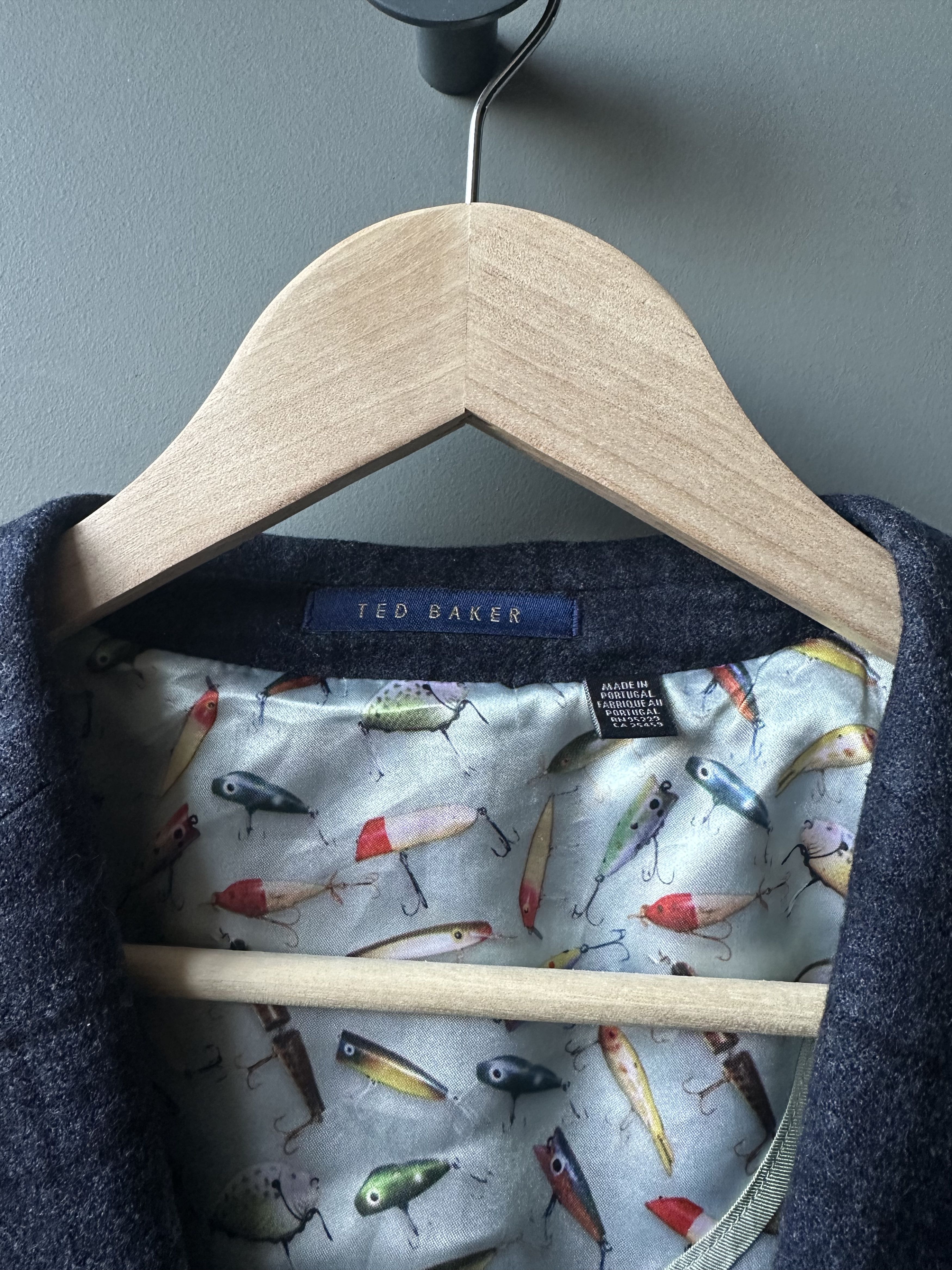 Ted Baker Ted Baker Check Wool Blazer Size 42R Size 42R - 3 Thumbnail