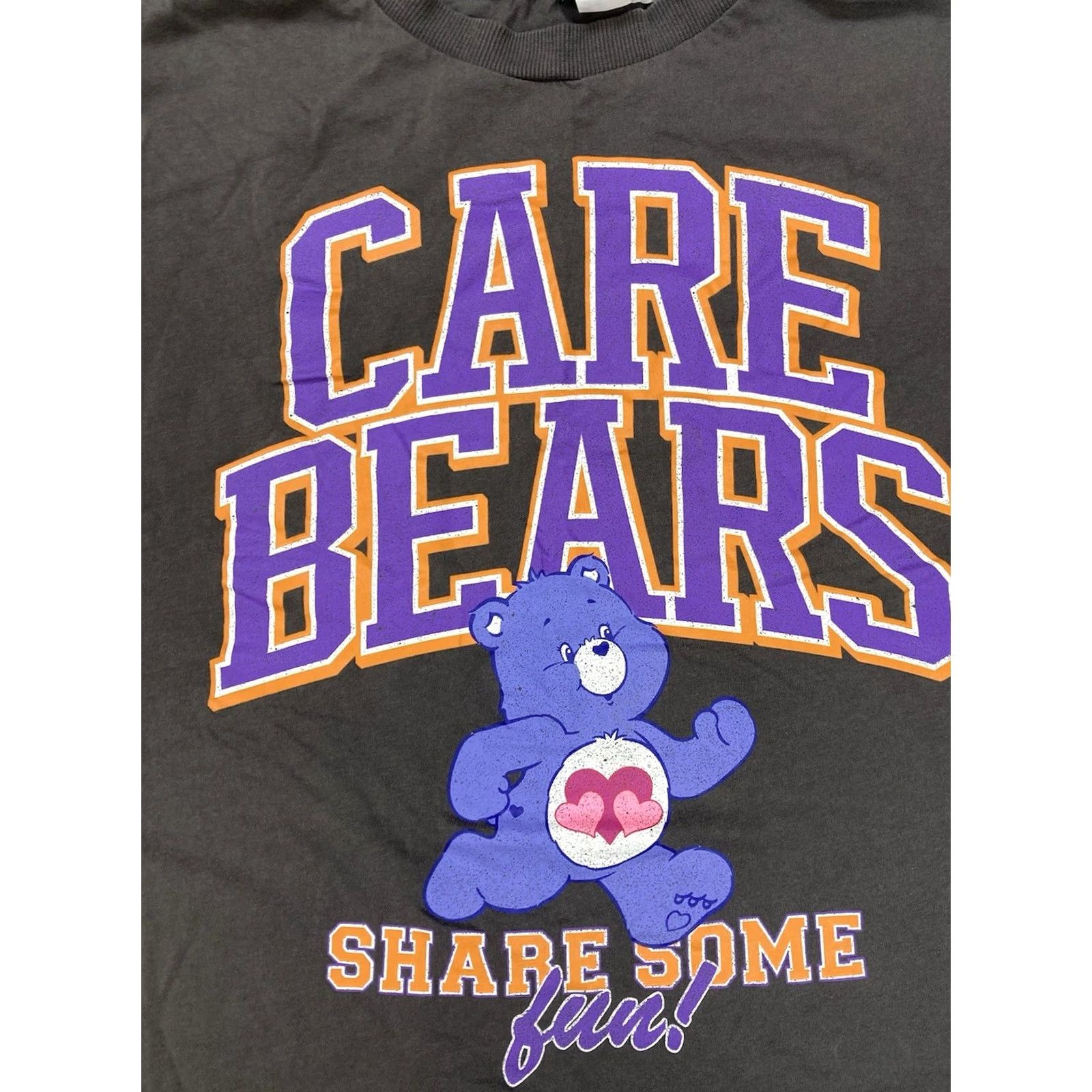 H&M H&M Care Bears Share Some Fun Graphic T-shirt Women Medium Gray Short Sleeve Size M / US 6-8 / IT 42-44 - 2 Thumbnail