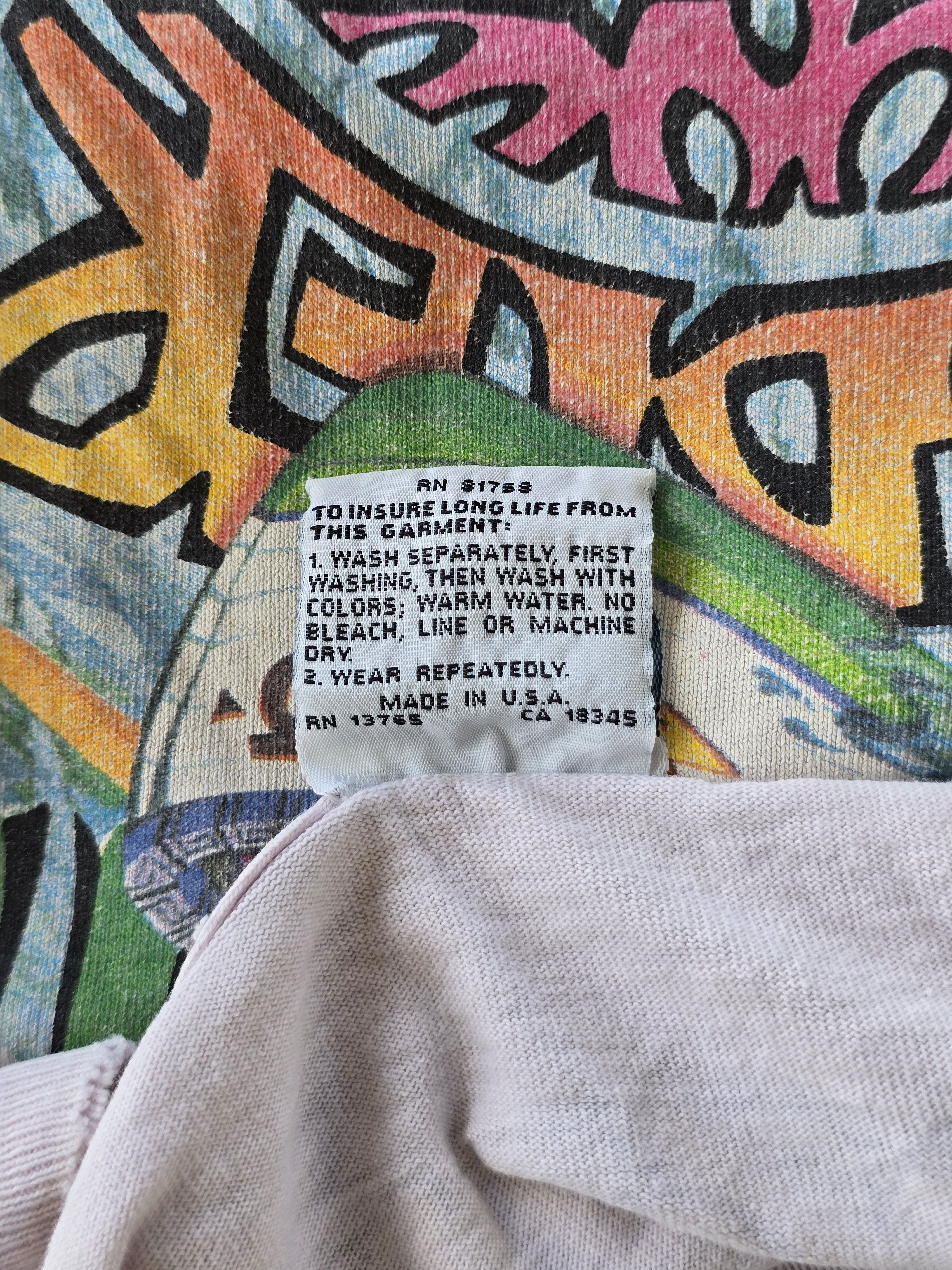 Grateful Dead Vintage 1992 Grateful Dead Chicago Soldier Field Tie Dye Tee Size US XL / EU 56 / 4 - 4 Thumbnail