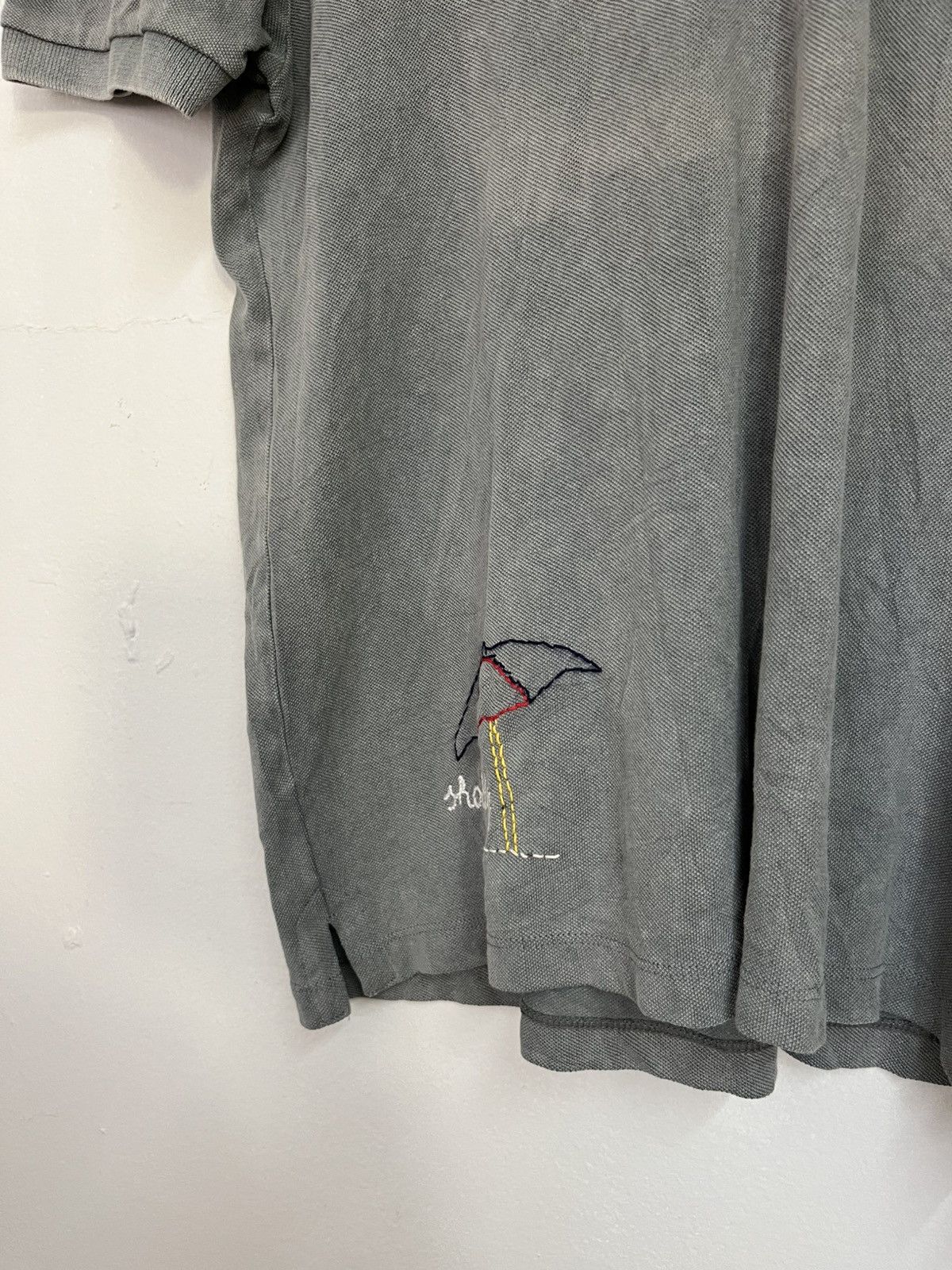 Japanese Brand 💥Fast Sales💥 Shockly Reconstructed Polo Tee Size US L / EU 52-54 / 3 - 9 Thumbnail