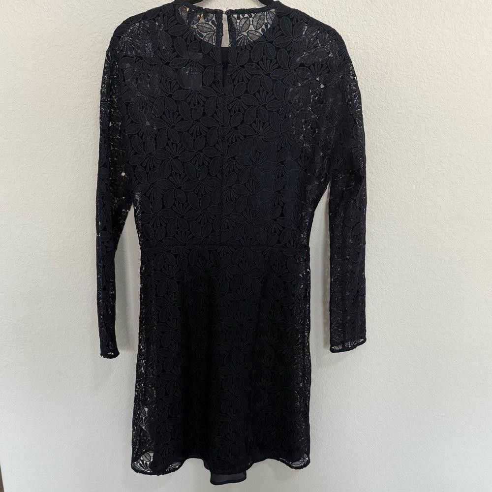 Other Maje Repine Marine Navy Blue Lace Crepe Dress size XL NEW Size XL / US 12-14 / IT 48-50 - 8 Thumbnail