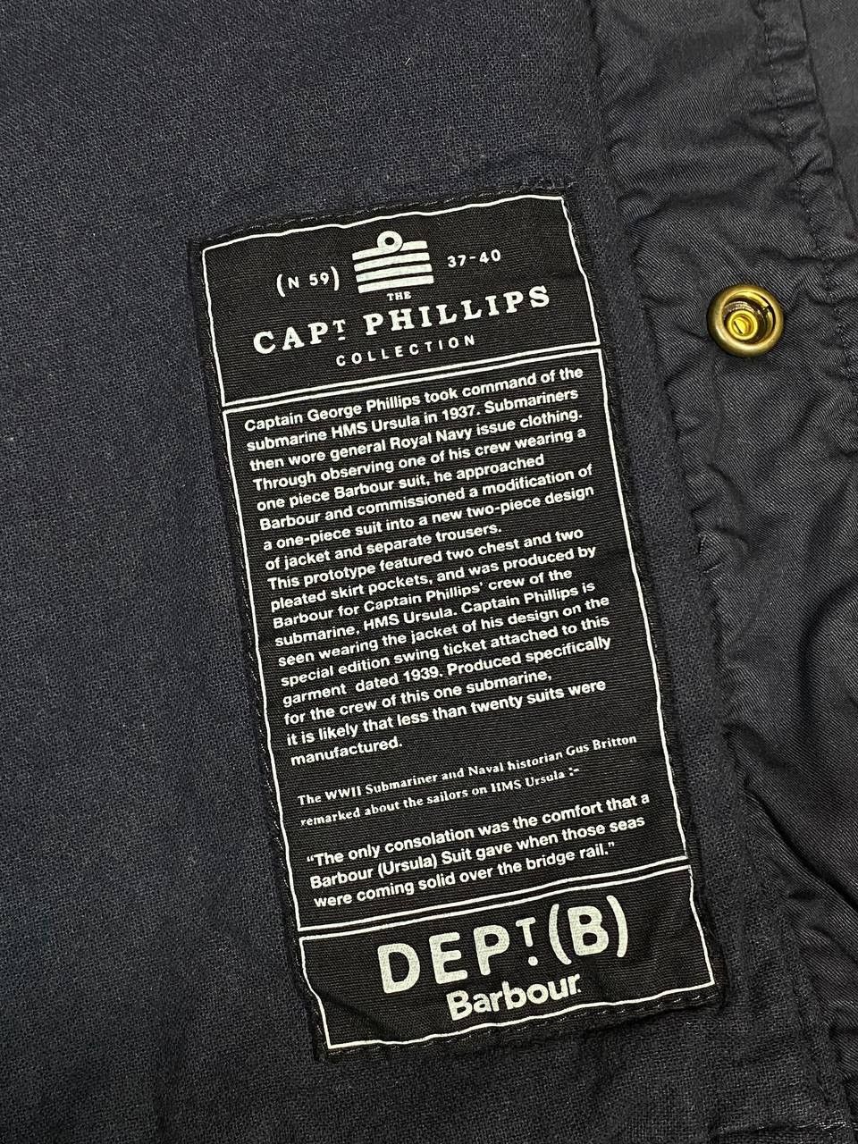 Barbour Barbour Dept B Cart Phillips Men Quilted Jacket Size US S / EU 44-46 / 1 - 20 Thumbnail