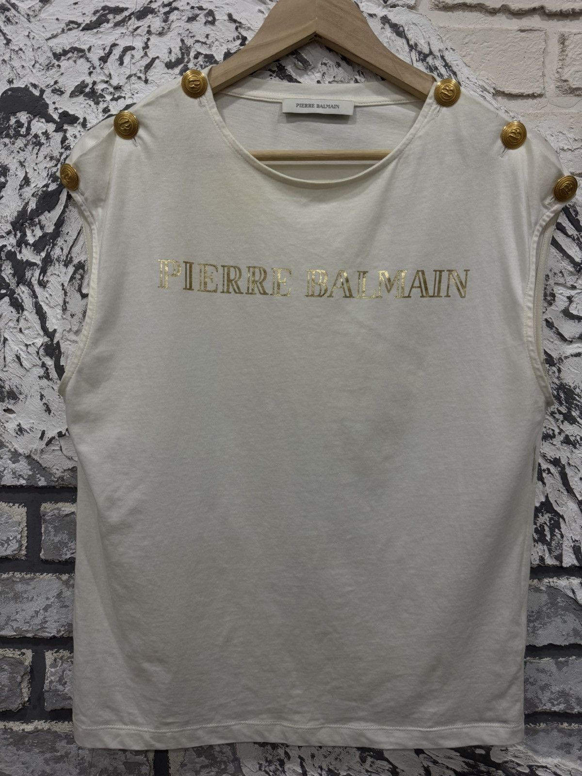 Pierre Balmain Pierre Balmain T-Shirt White Size 36 Size XS / US 0-2 / IT 36-38 - 1 Thumbnail