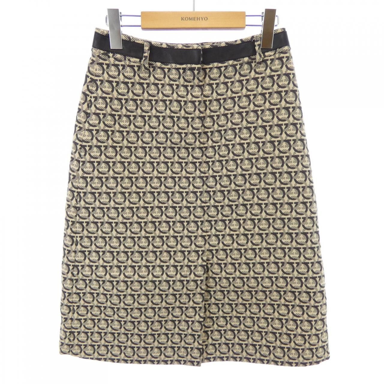 Salvatore Ferragamo Salvatore Ferragamo Salvatore Ferragamo Skirt Textile Skirts 13J149 DUTY FREE for USA Size ONE SIZE - 1 Thumbnail