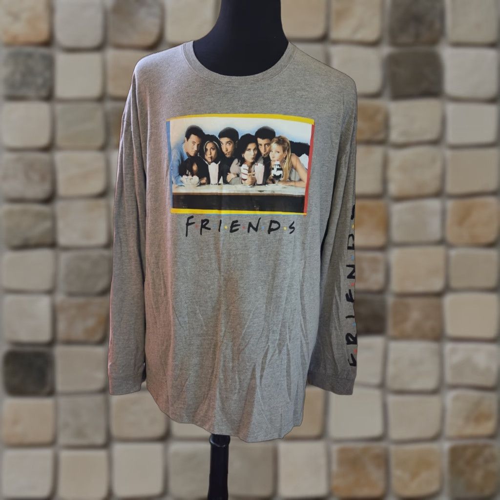 Vintage Friends TV Show Official Long Sleeve Gray T-Shirt 2XL Men Size US XXL / EU 58 / 5 - 1 Thumbnail