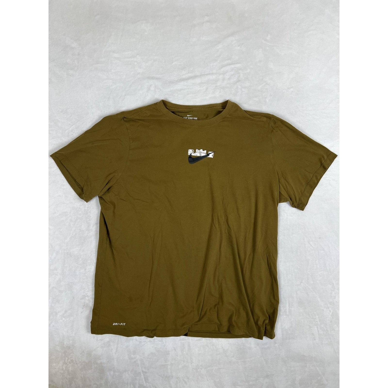 Nike Nike LeBron Shirt Mens 3XL Tall Brown Dri-Fit Graphic Basket Size US XXL / EU 58 / 5 - 2 Thumbnail
