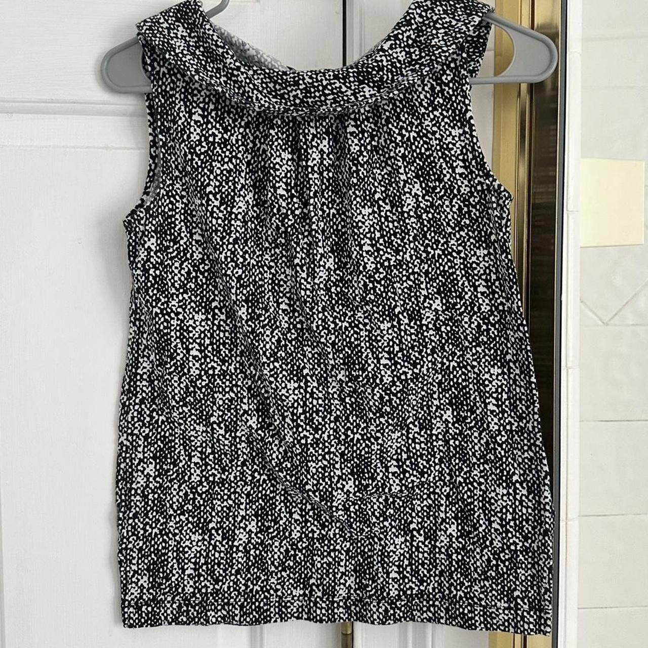 Designer Women's Black and White Vests-tanks-cami Size S / US 4 / IT 40 - 1 Thumbnail