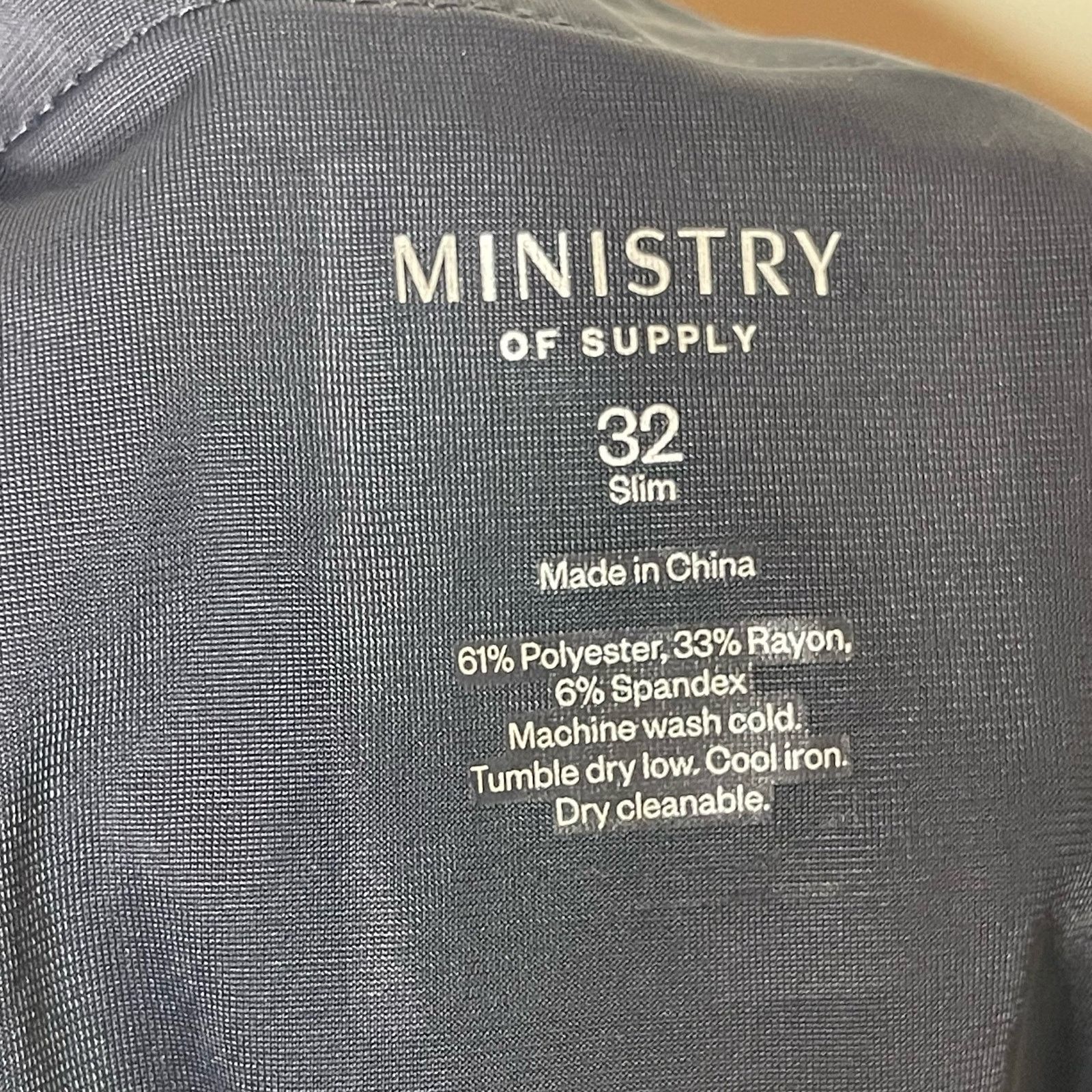 Ministry Of Supply Ministry Of Supply Ankle Chino Pants Black Mens 32x29 Size US 32 / EU 48 - 7 Thumbnail