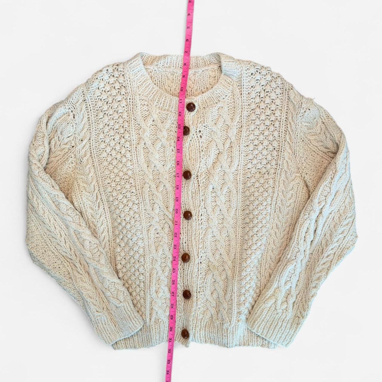 Other Women's cream white Cardigans Size US 27 - 2 Thumbnail