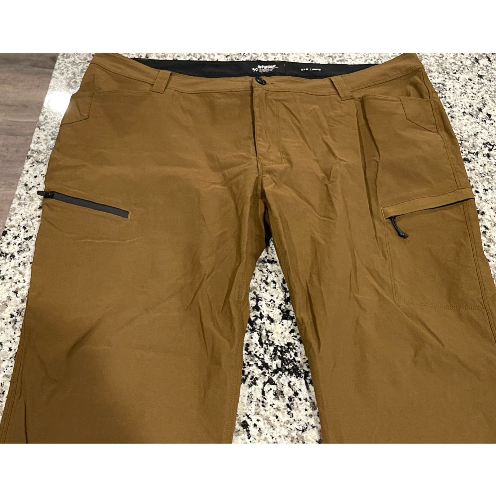 Vintage Off The Grid Trailblazer Pro Pant 2.0 Pants Men 42X29 Brown Taper Fit Cargo Palm Logo Vintage No N/A Size 42R - 2 Thumbnail