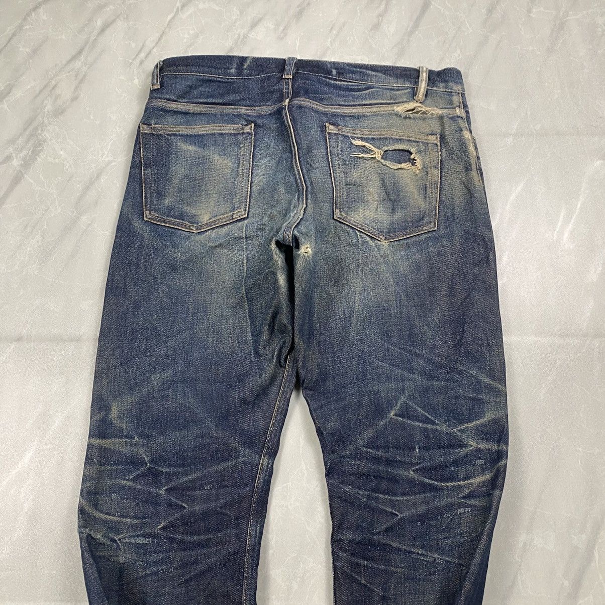 BEAUTY&YOUTH Vintage Beauty&Youth Japan Mudwash Selvedge Denim Size US 35 - 5 Thumbnail