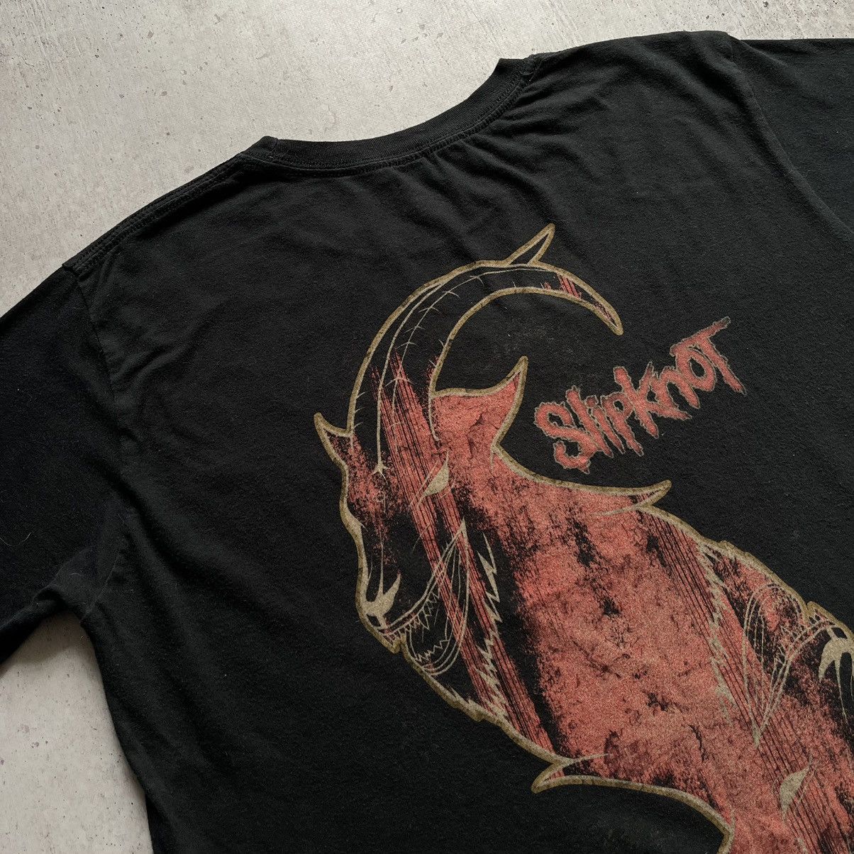 Band Tees × Slipknot Vintage Slipknot Print Rock Band Anvil Tee Size US L / EU 52-54 / 3 - 4 Thumbnail