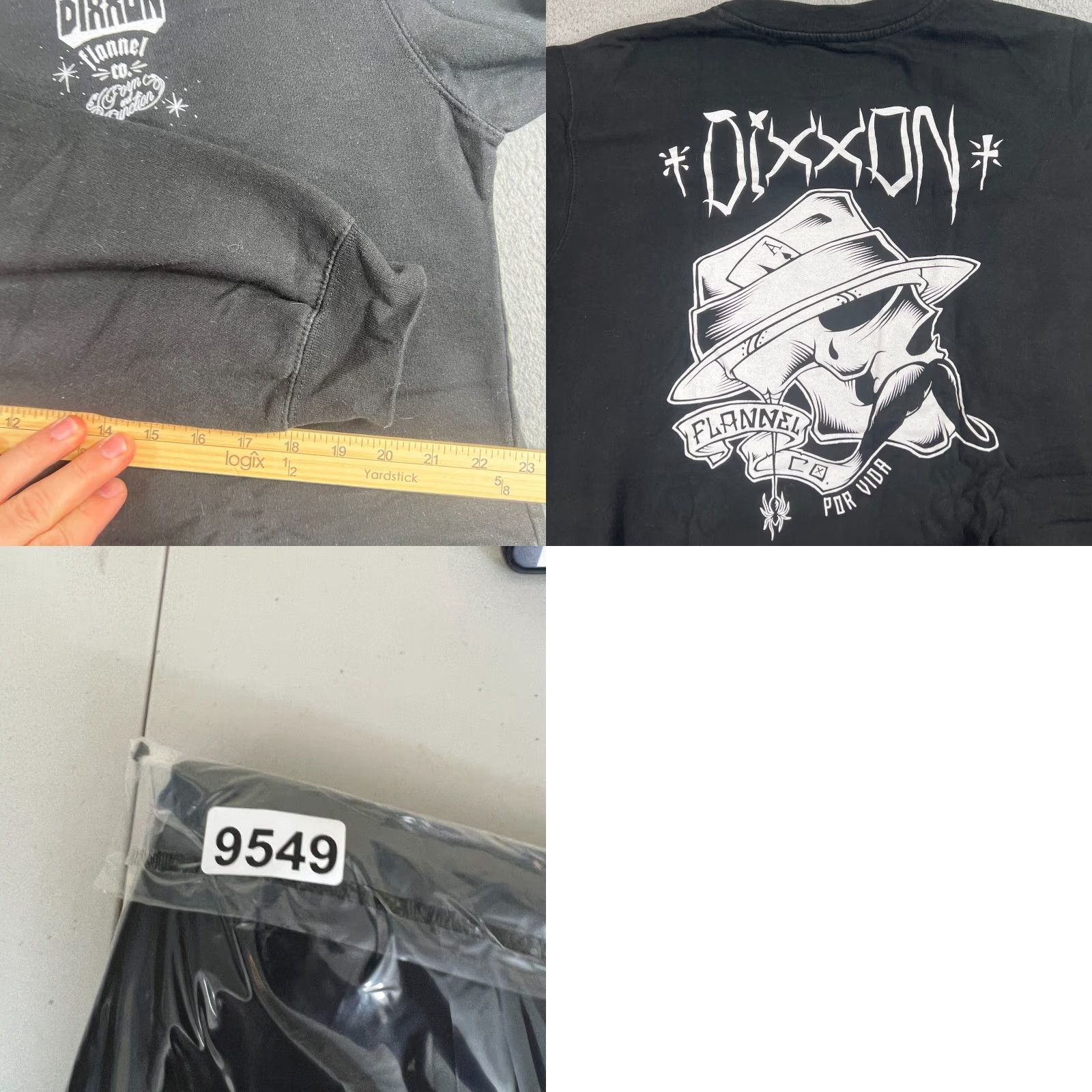 Vintage Dixxon Mens Large Black Graphic Crewneck Pullover Sweatshirt Size US L / EU 52-54 / 3 - 8 Thumbnail