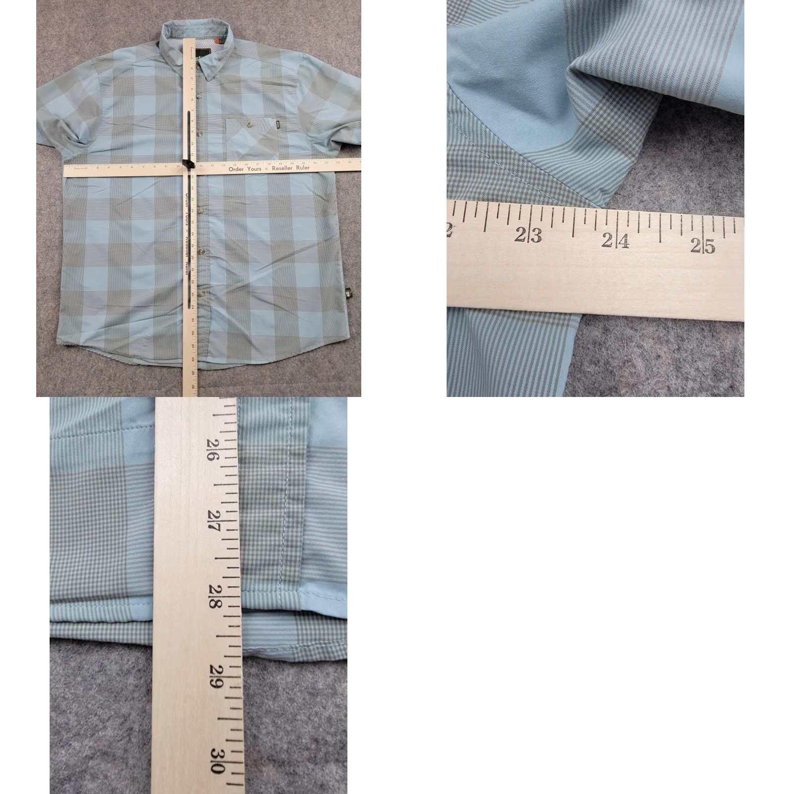 Howler Brothers Howler Bros Shirt Mens L Blue Plaid Short Sleeve Button Up Lightweight Size US L / EU 52-54 / 3 - 9 Thumbnail