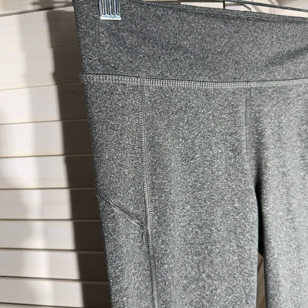 Vintage body shaping capri leggings compression gray yoga pilates S Size 27" / US 4 / IT 40 - 9 Thumbnail