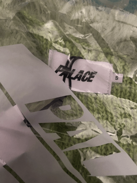 Palace Palace Skateboards Yeti Cardigan Natural Green Size Small Size US S / EU 44-46 / 1 - 6 Thumbnail