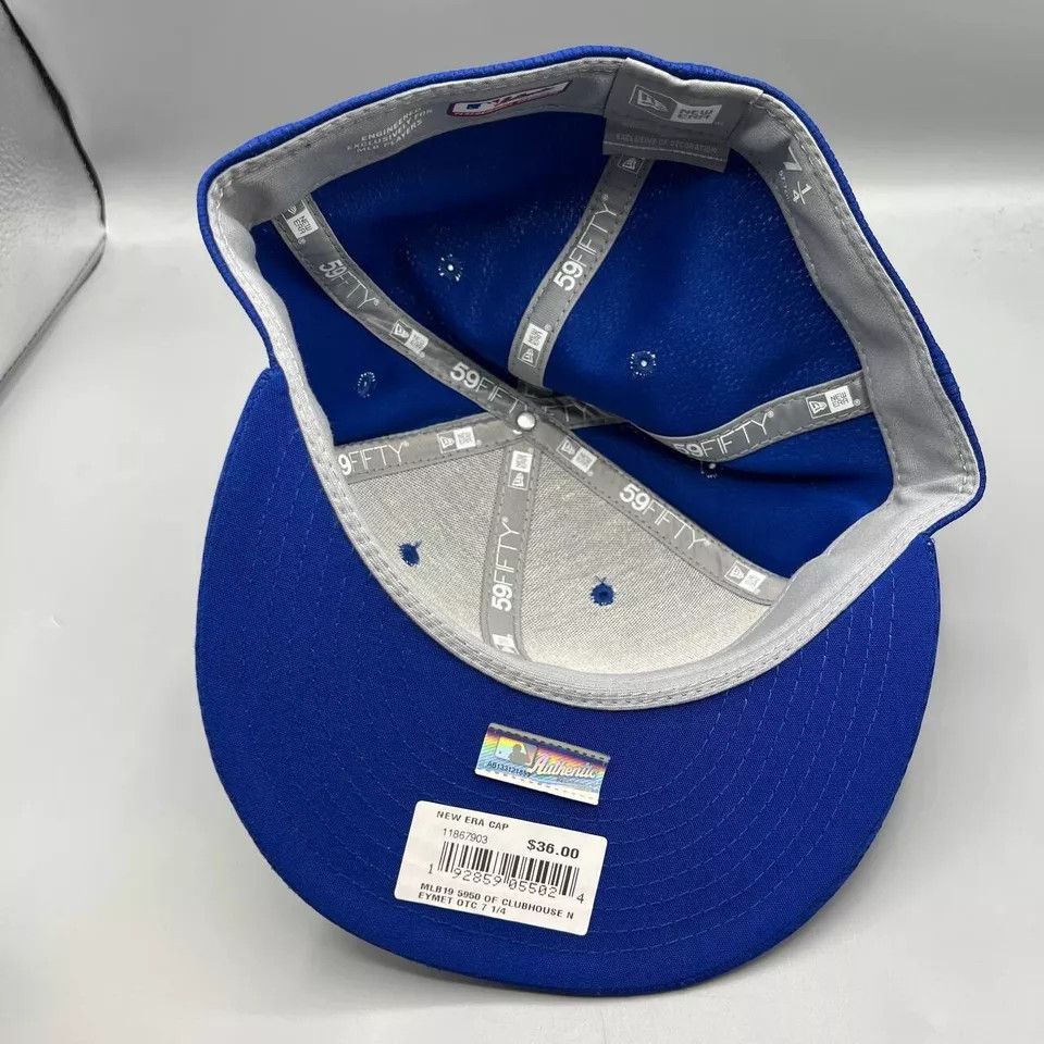 New Era New York Mets Hat Men 7 1/4 Blue Fitted Cap New Size ONE SIZE - 7 Thumbnail