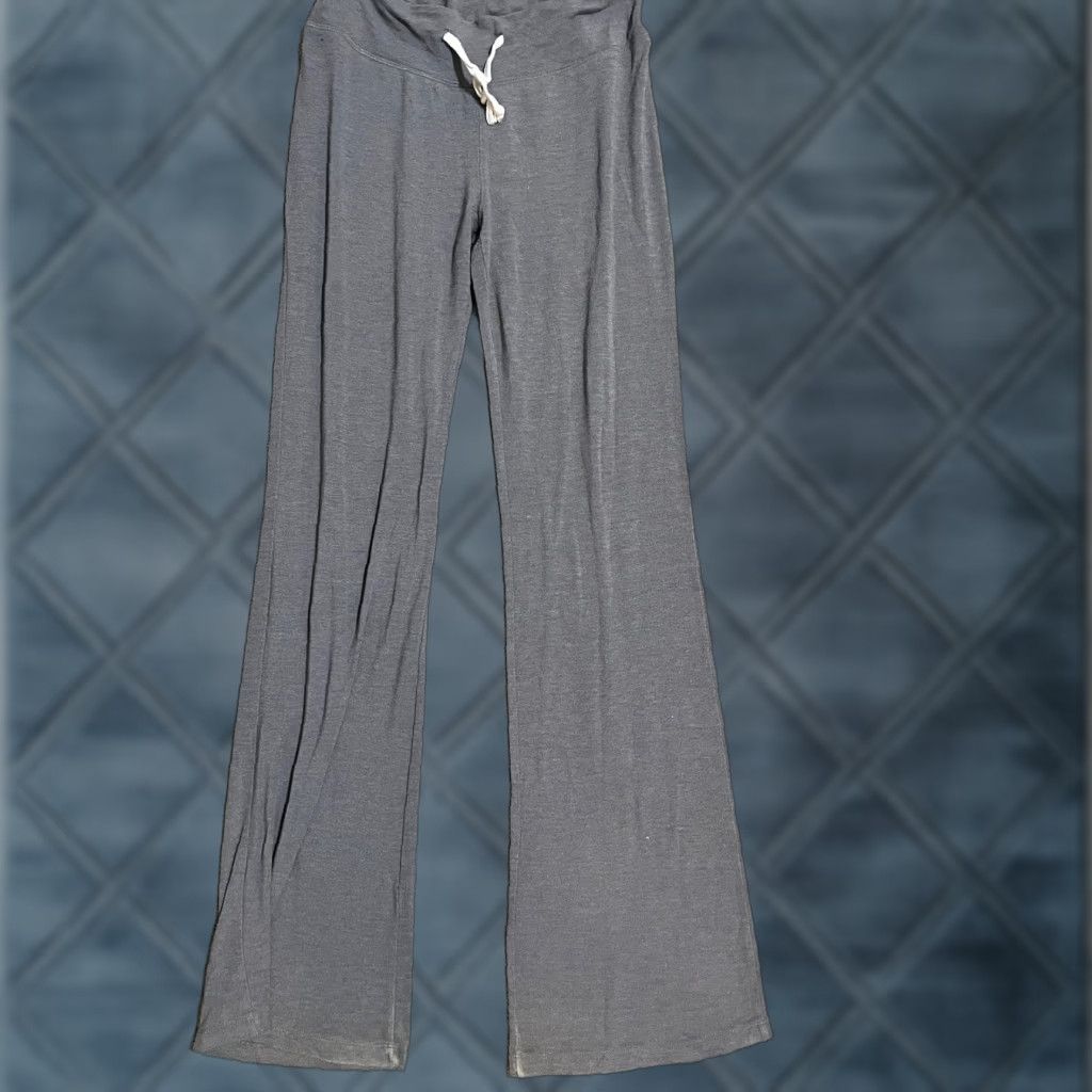 Vintage Seven7 Pants Women Large Solid Gray Chino Pull On Straight Leg Womens Size 36" / US 14 / IT 50 - 1 Thumbnail