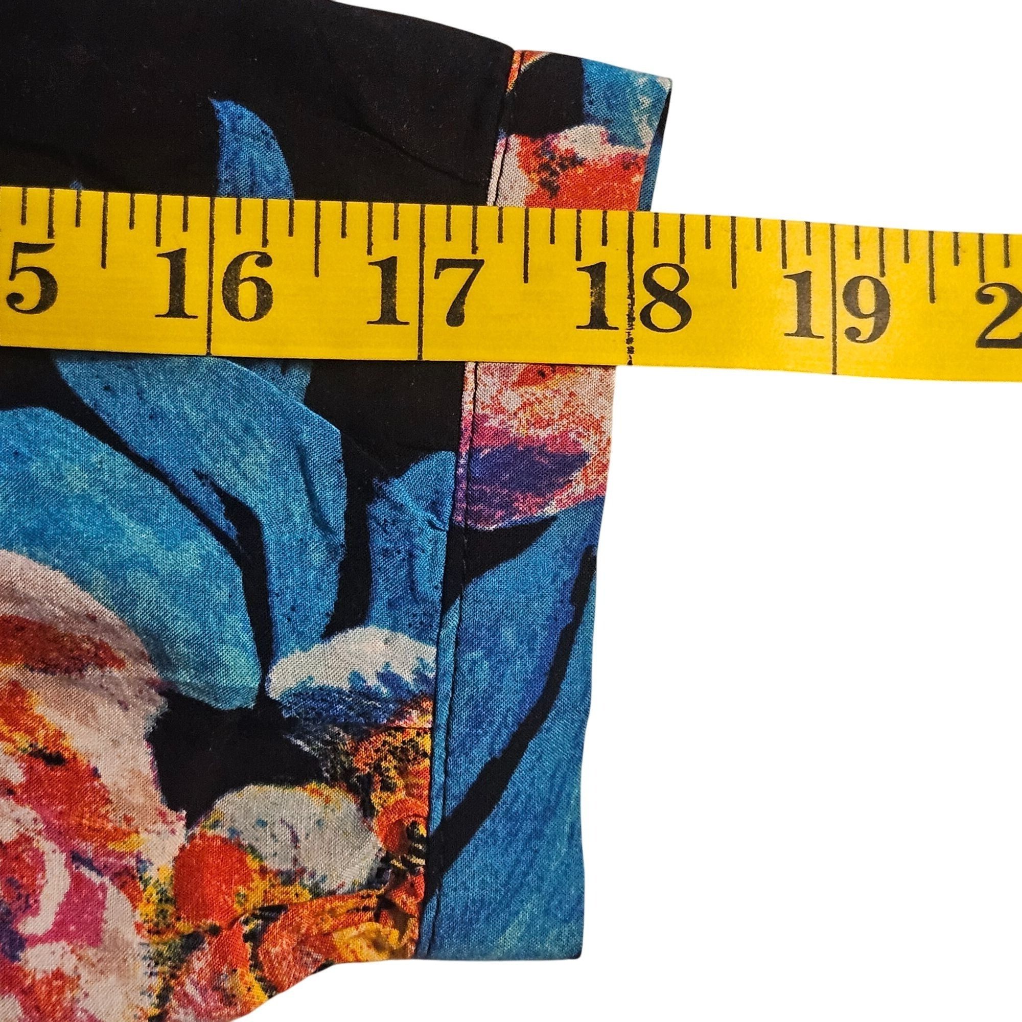 Anthropologie Maeve Black Floral Woman's Blouse 2 Cottage core Boho Chic Size XS / US 0-2 / IT 36-38 - 11 Thumbnail