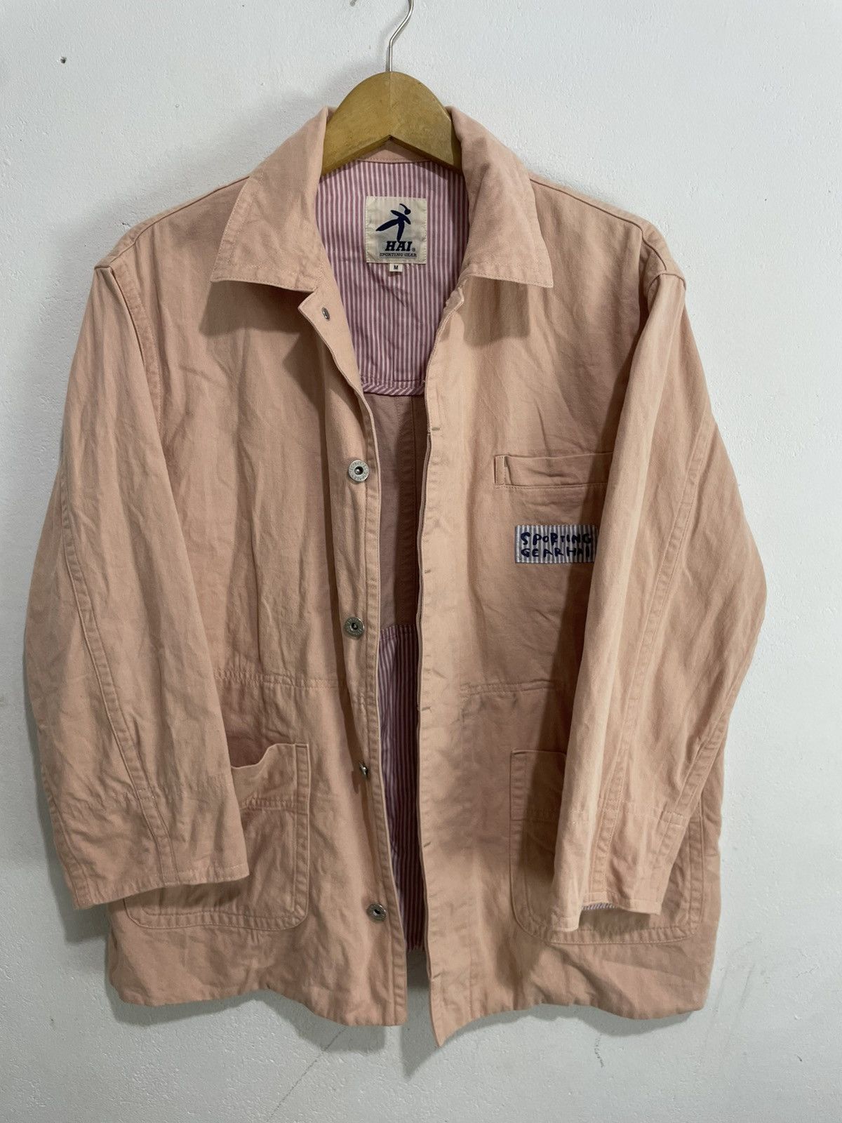 Hai Sporting Gear Hai Sporting Gear patch logo chore/coat Jacket by issey Size US M / EU 48-50 / 2 - 2 Thumbnail