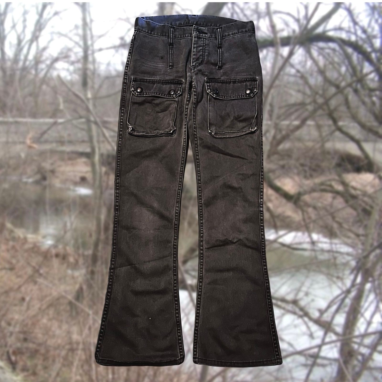 Hysteric Glamour hysteric glamor cargo pocket jeans double belt loop Size 27" / US 4 / IT 40 - 2 Thumbnail