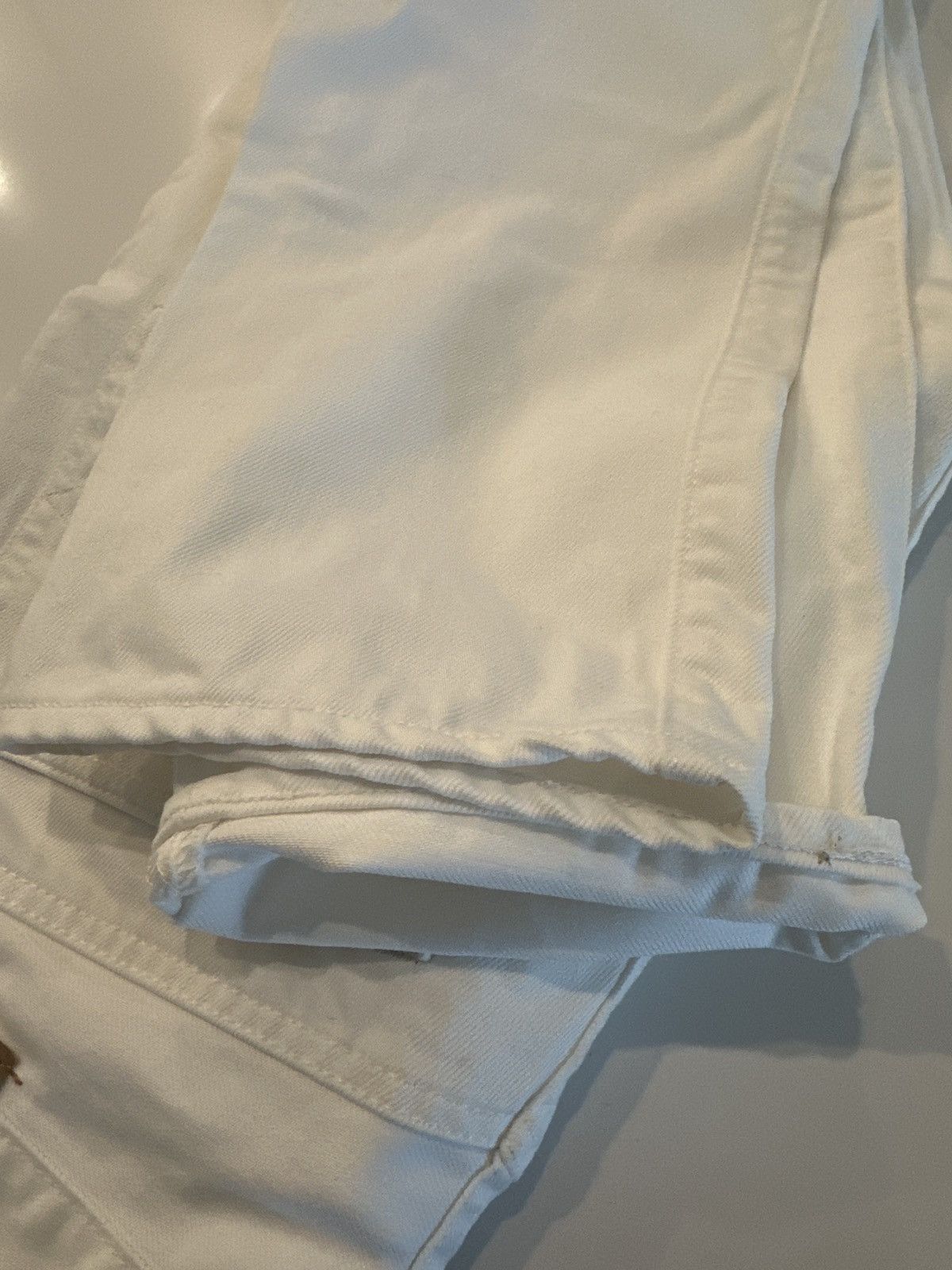 RRL Ralph Lauren RRL - Slim Fit Whitestone Jean White Denim Size US 33 - 7 Thumbnail