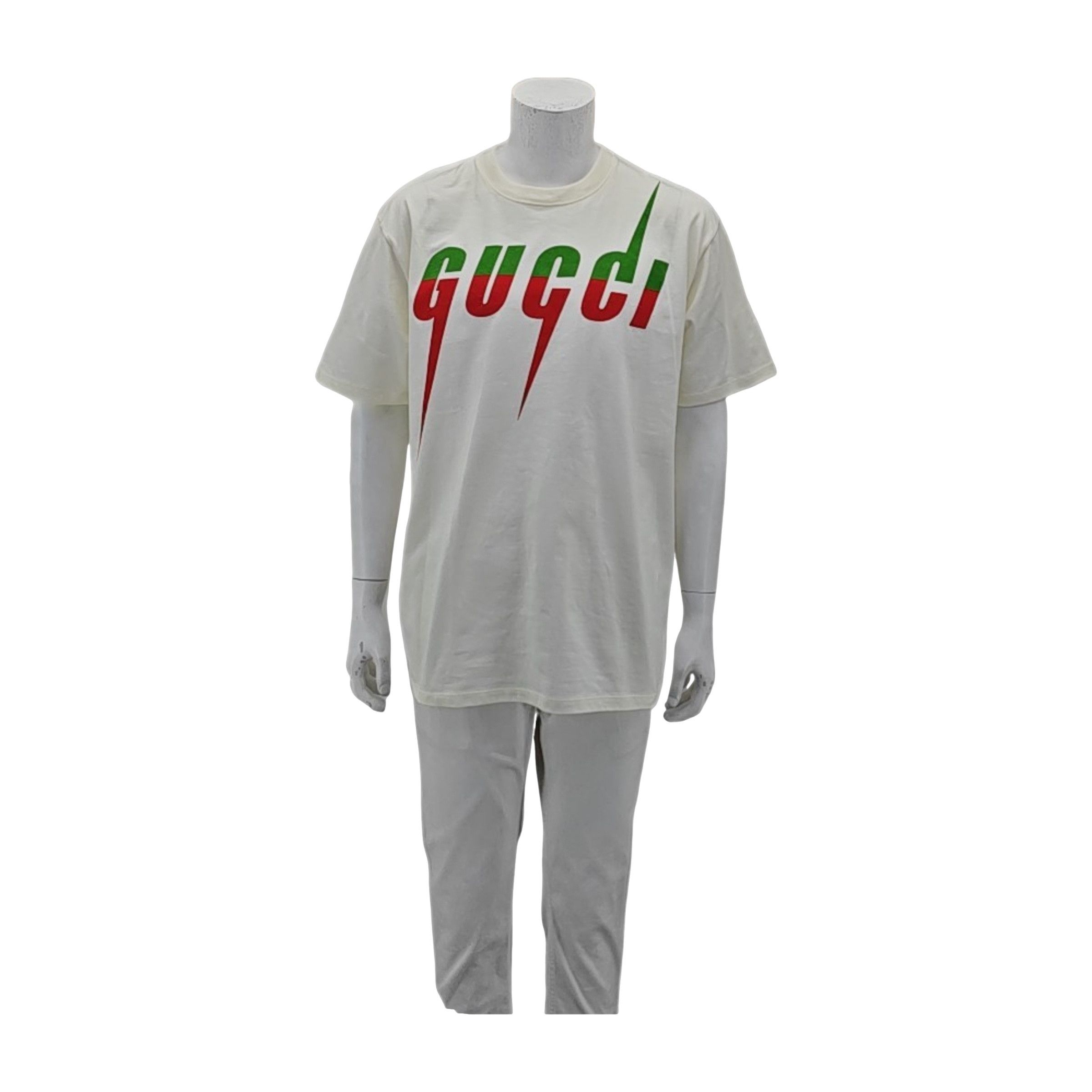 Gucci Gucci Blade Logo Short Sleeve T-Shirt Size L Size US L / EU 52-54 / 3 - 1 Thumbnail