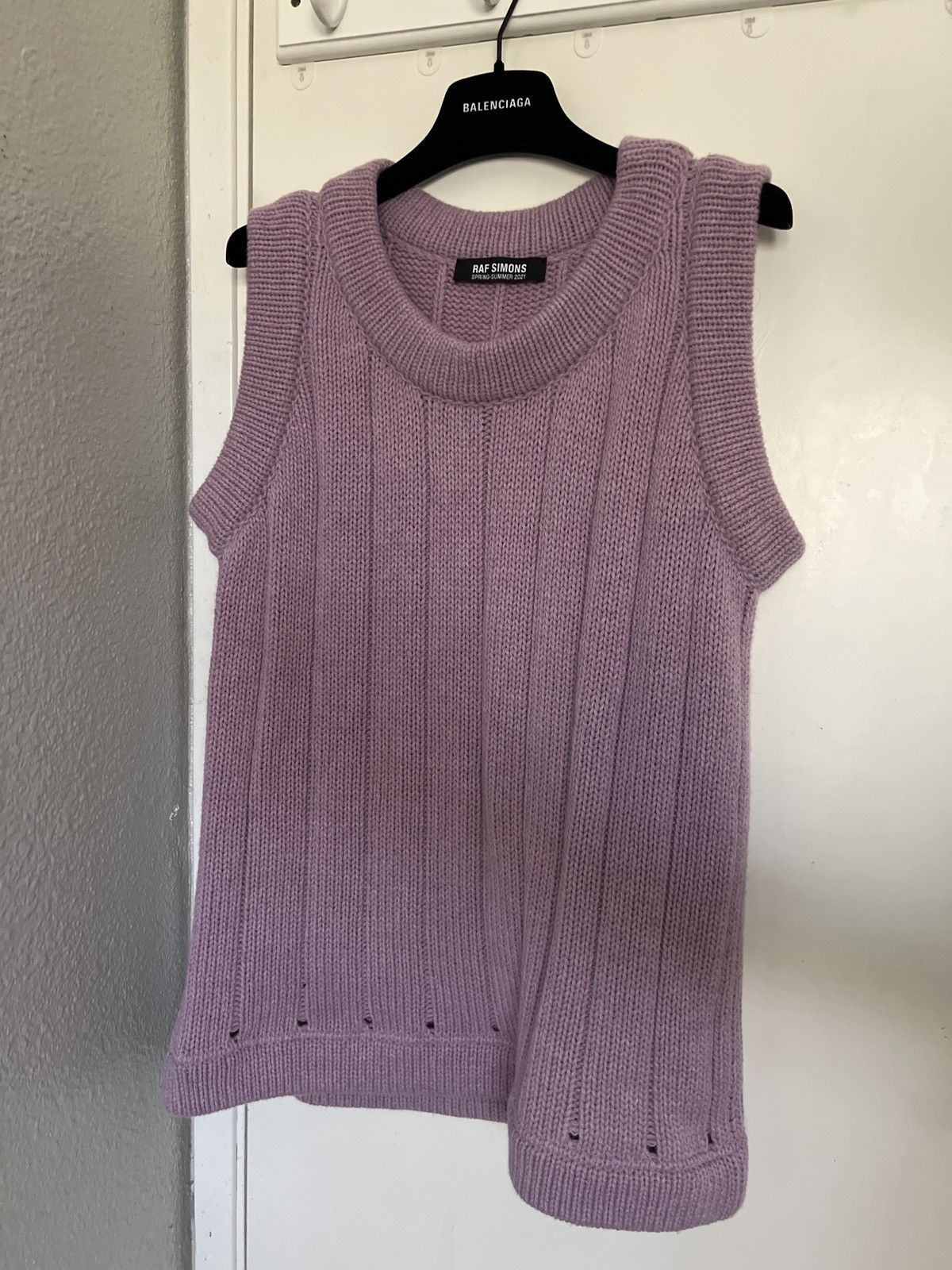 Raf Simons RAF Simons SS21 Knitted vest Size US S / EU 44-46 / 1 - 1 Thumbnail