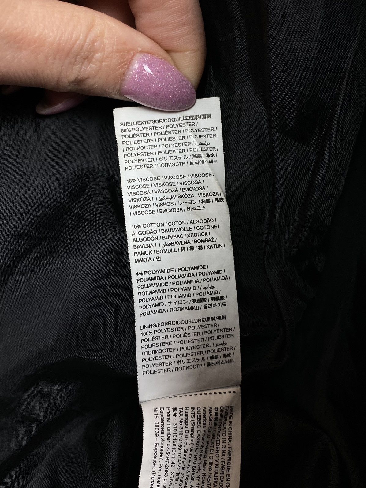 Desigual Desigual Black Pakaian Wanita Button-Through Coat Sz EUR36 Size XS / US 0-2 / IT 36-38 - 13 Thumbnail