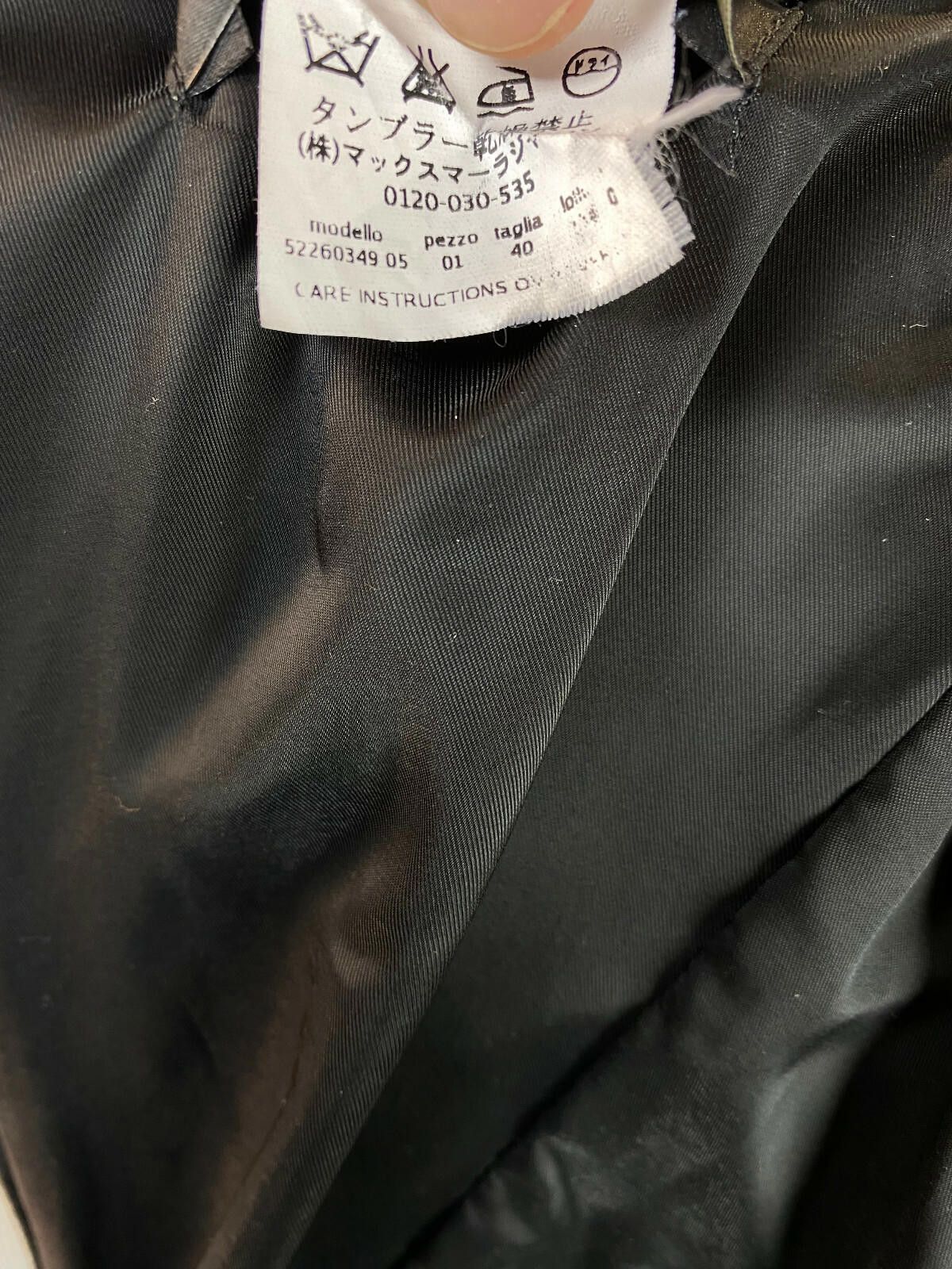 Designer Weekend Max Mara Black A-Line Knee Lenght Dress Size 6 Size M / US 6-8 / IT 42-44 - 9 Thumbnail