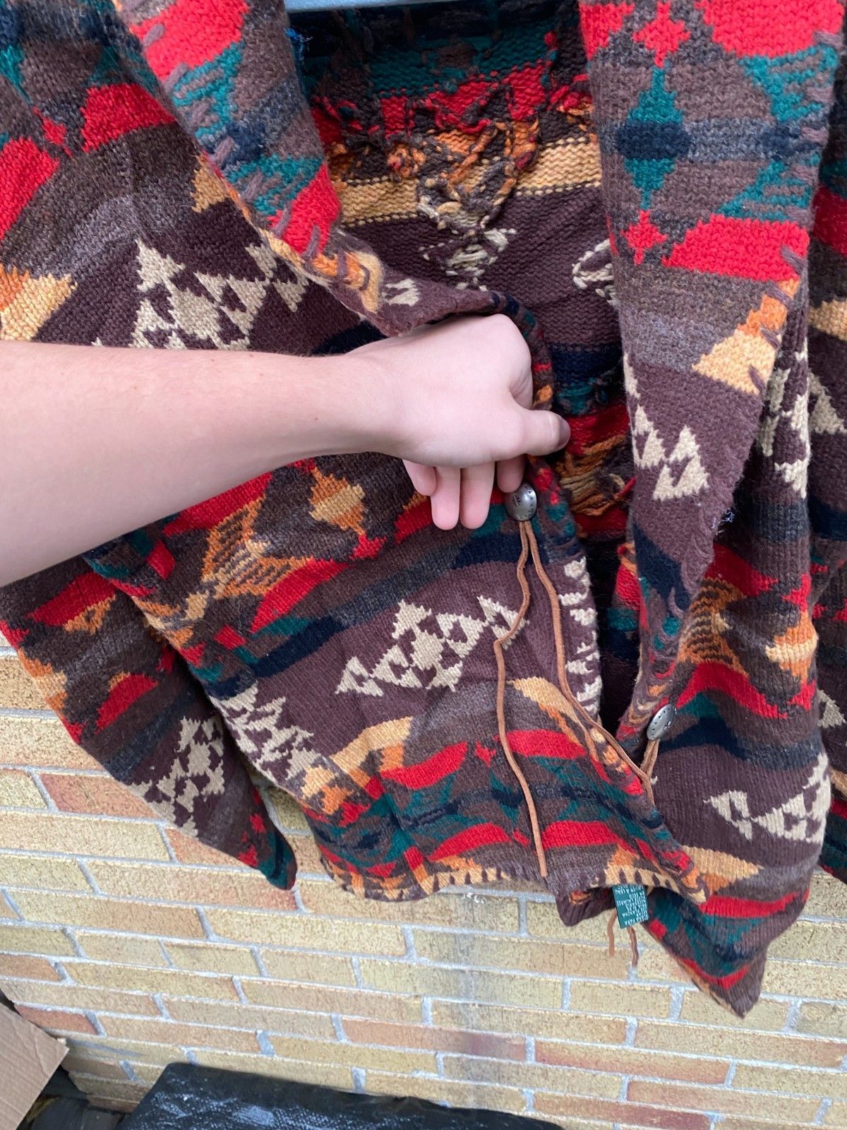 Ralph Lauren Ralph Lauren Brown Southwestern Sweater Cardigan Native Coa Size US M / EU 48-50 / 2 - 8 Thumbnail
