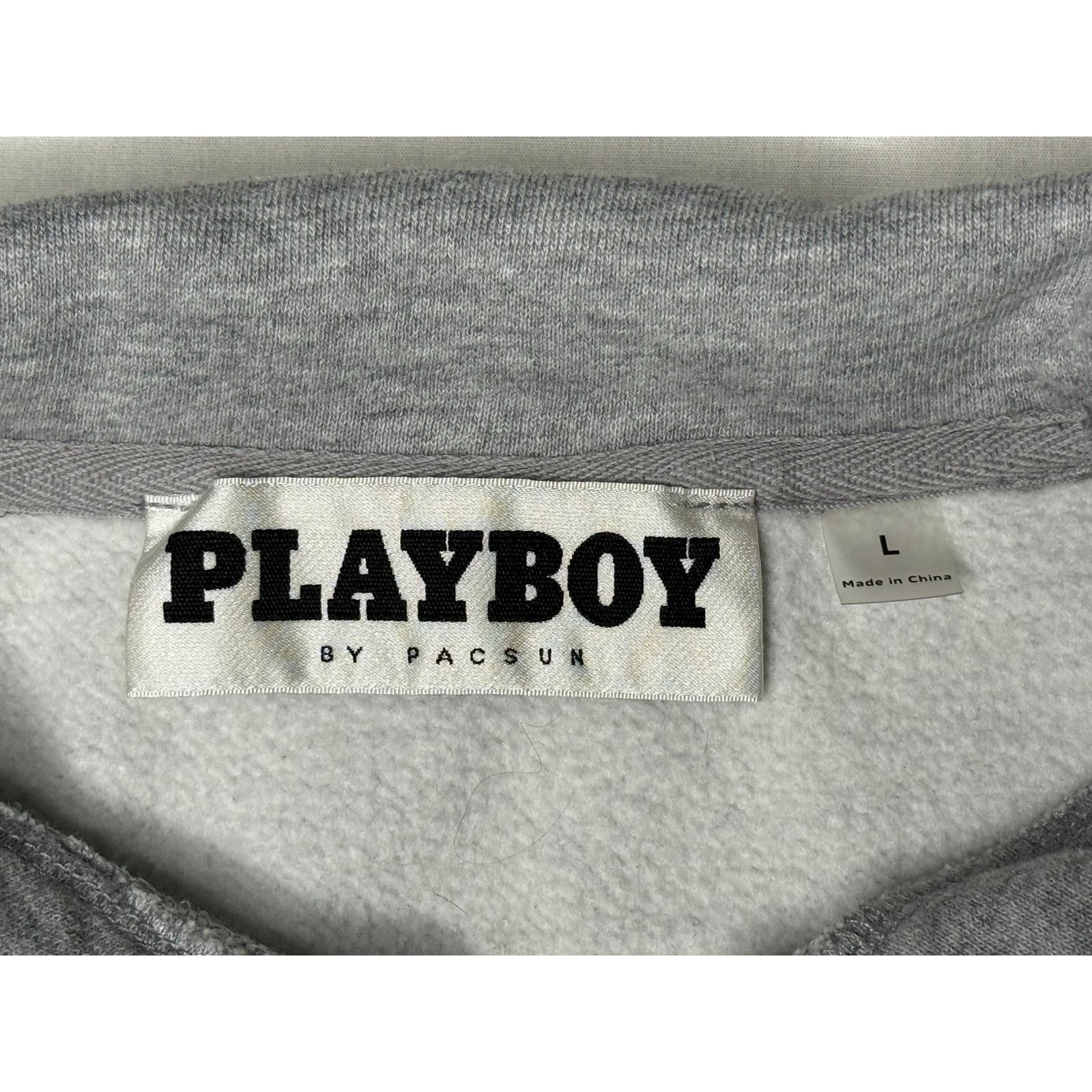 Playboy Playboy By Pacsun Quarter Zip Pullover Sweatshirt Large Size US L / EU 52-54 / 3 - 3 Thumbnail