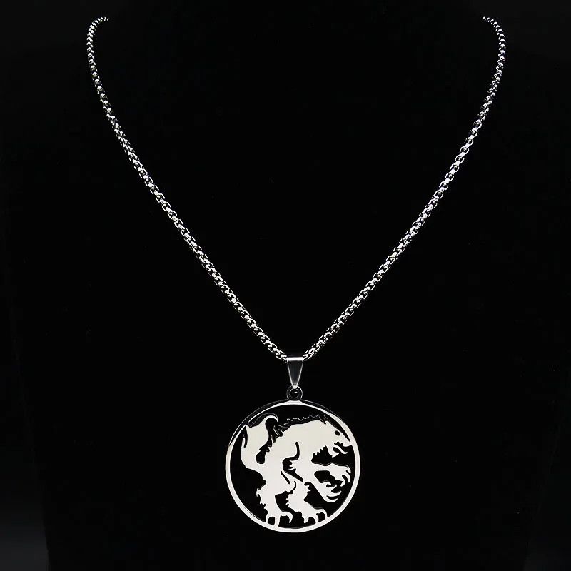 Jewelry Werewolf Pendant Charms Necklace Emblem Talisman Size ONE SIZE - 2 Thumbnail