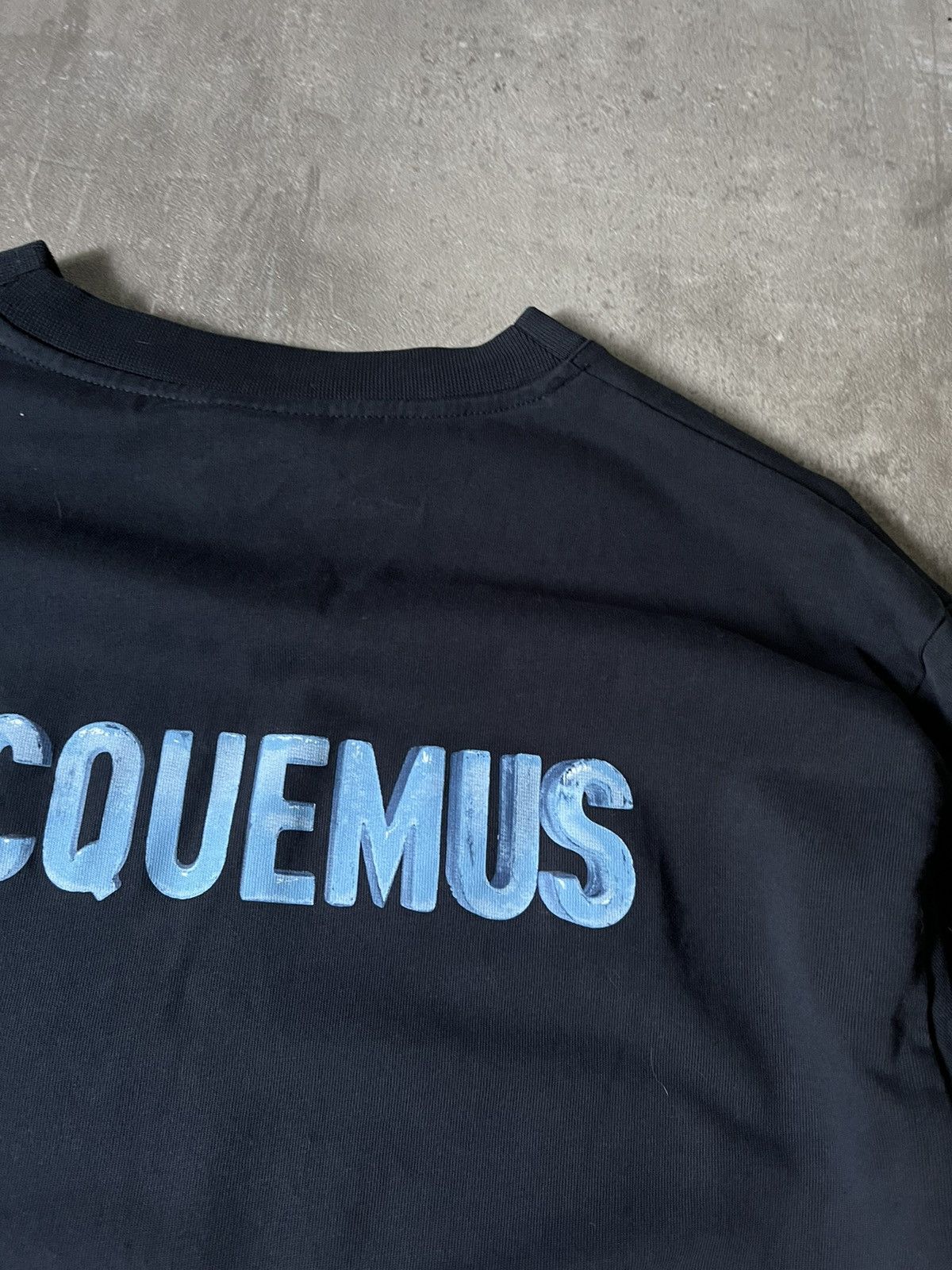 Jacquemus Jacquemus navy long sleeve big logo Size US M / EU 48-50 / 2 - 4 Thumbnail