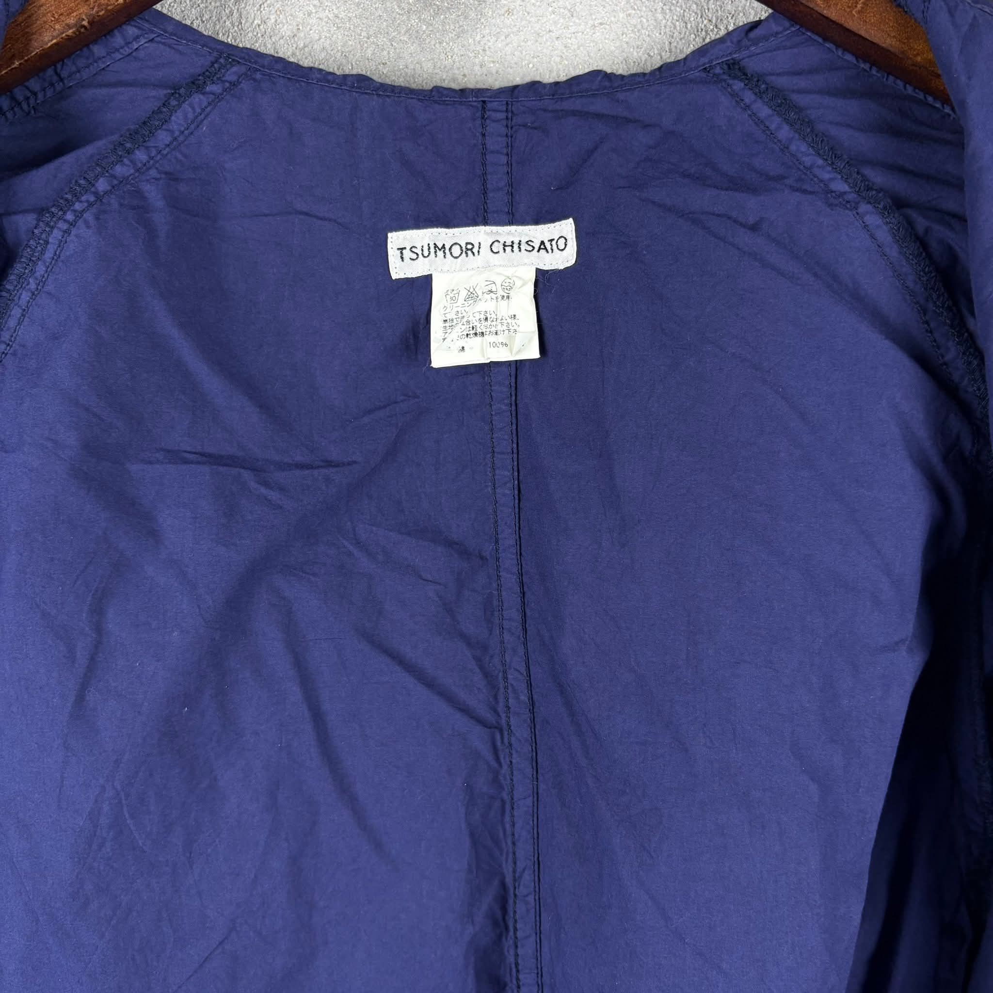 Tsumori Chisato Vintage Tsumori Chisato Issey Miyake Blue Parka Jacket Size US L / EU 52-54 / 3 - 3 Thumbnail