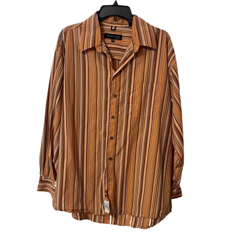 Kenneth Cole Kenneth Cole Button Down Striped Dress Shirt, 17 1/2 Size US M / EU 48-50 / 2 - 1 Thumbnail