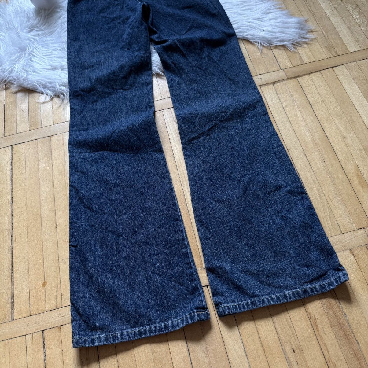 Miss Sixty 📌 Vintage Miss Sixty Flared Washed 00s Low Rice Jeans Size 31" - 13 Thumbnail