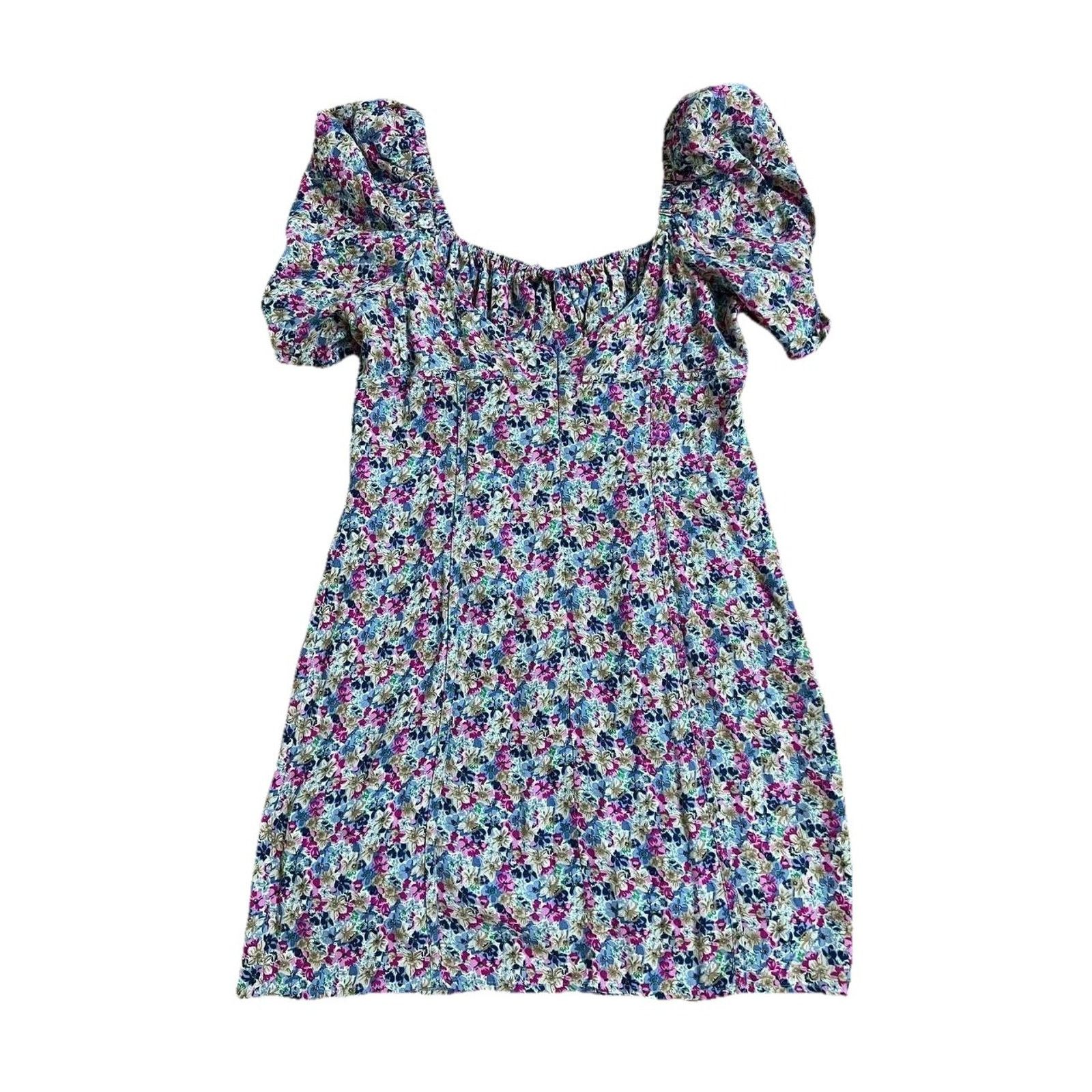 ASTR The Label ASTR the Label Babydoll Mini dress Floral M A001568 Size M / US 6-8 / IT 42-44 - 9 Thumbnail