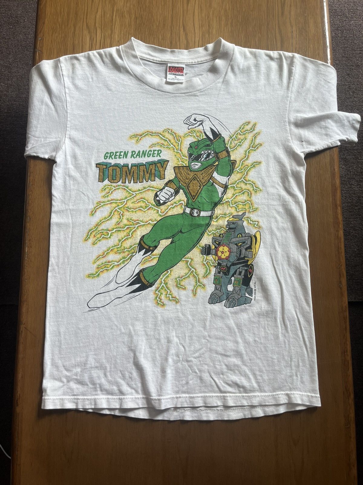 Vintage Vintage Green Ranger TOMMY Power Ranger 1994’s Saban Tshirt Size US S / EU 44-46 / 1 - 3 Thumbnail