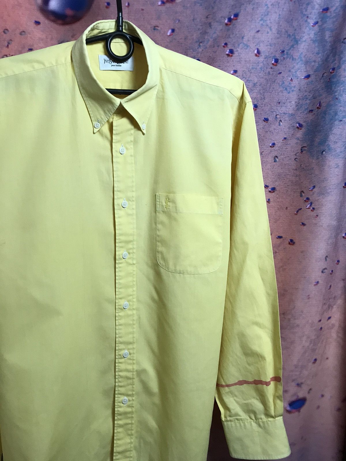 Vintage × Yves Saint Laurent YSL Yves Saint Laurent luxury shirt Size US L / EU 52-54 / 3 - 1 Thumbnail