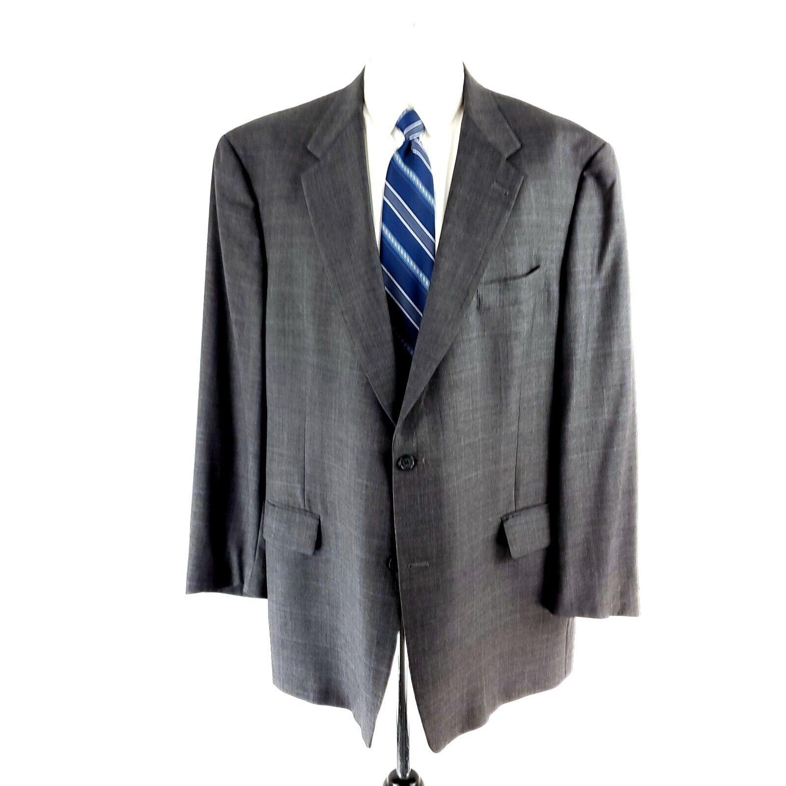 Hart Schaffner Marx Hart Schaffner Marx Wool Gold Trumpeter 2 Button Blazer 46L Size 46L - 3 Thumbnail