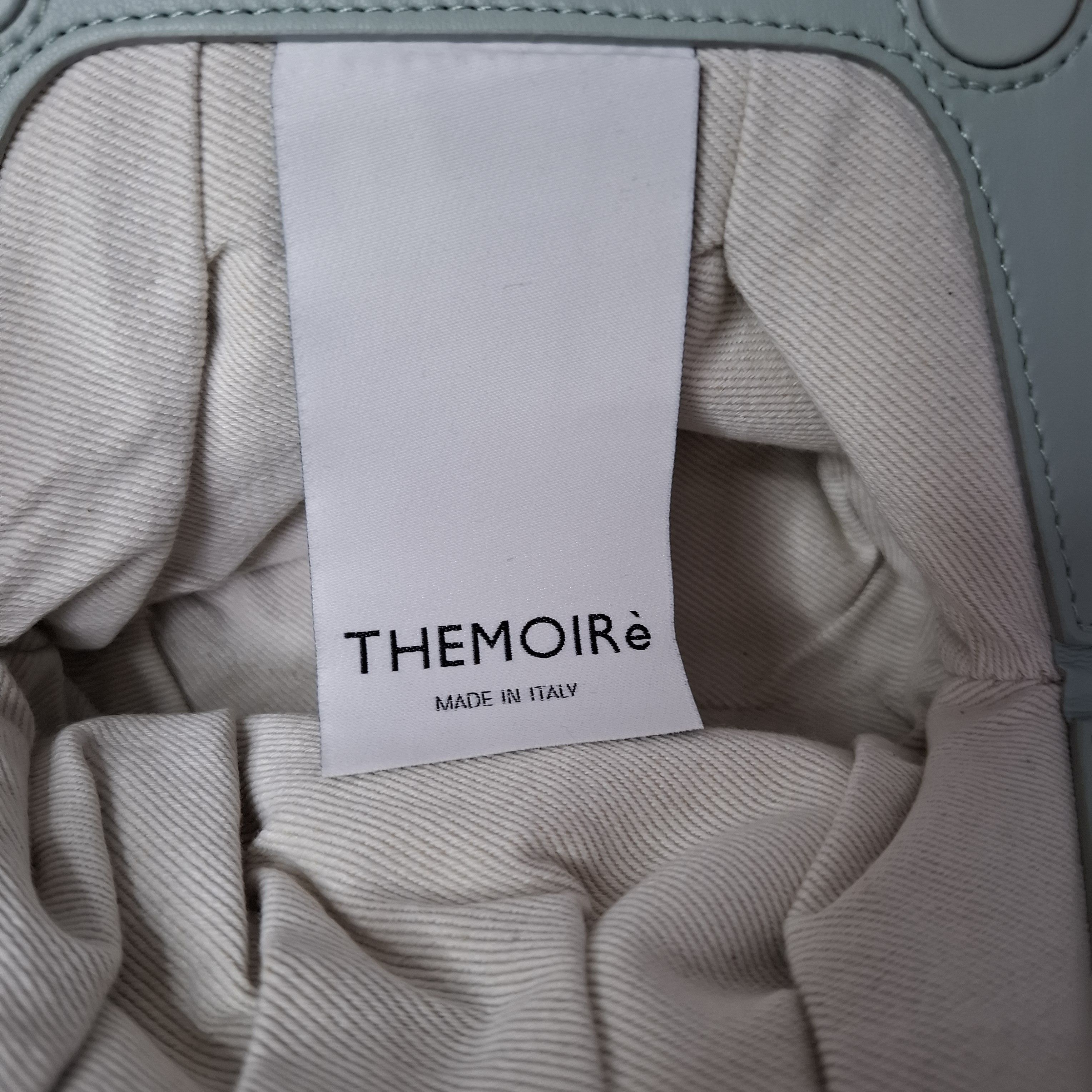 THEMOIRe Themoirè Gya Nylon Chain Ruched Mint Blue Handbag Size ONE SIZE - 10 Thumbnail
