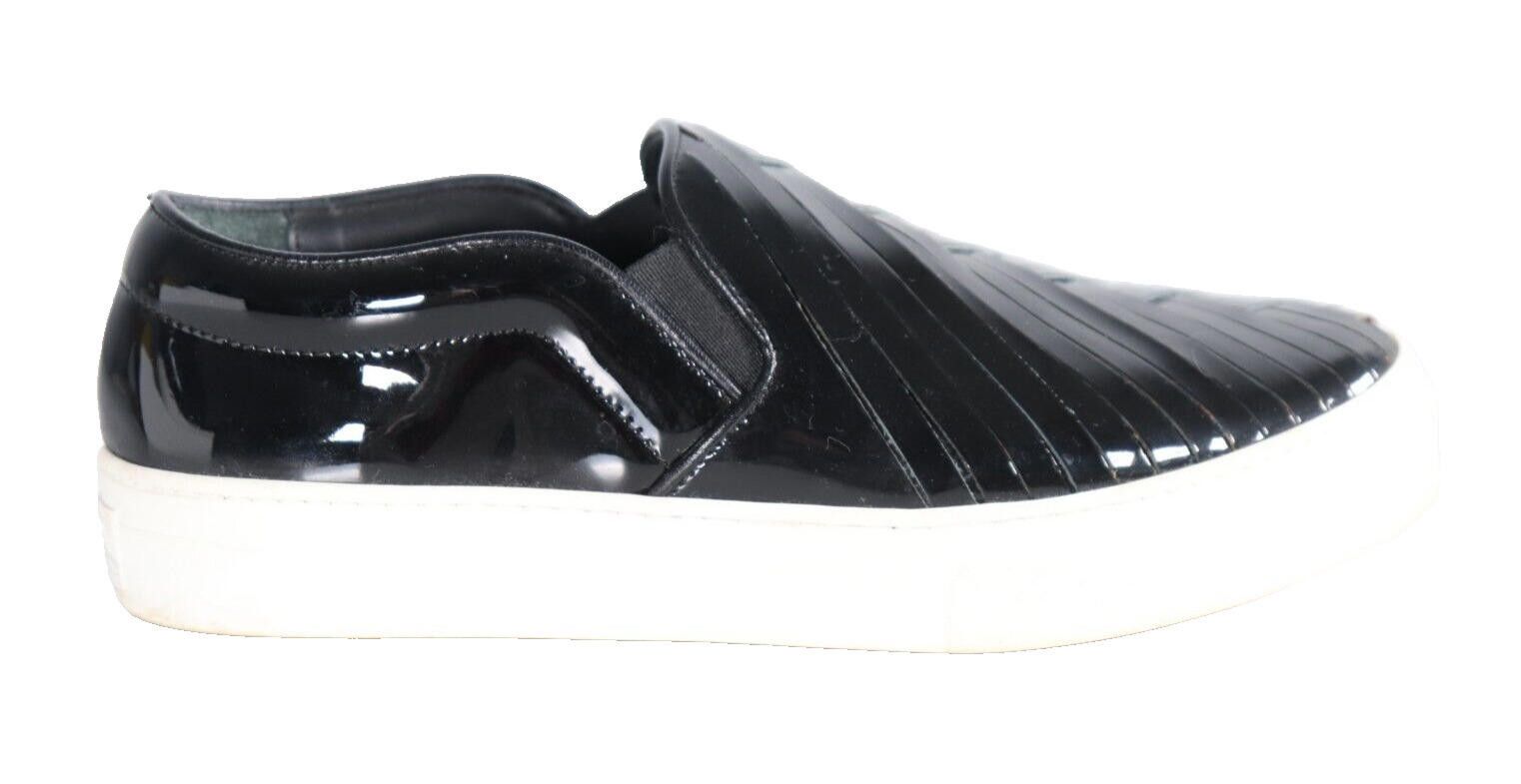 Celine Celine Women's Size 37 Black Patent Leather Slip On Sneaker Size US 7 / IT 37 - 6 Thumbnail