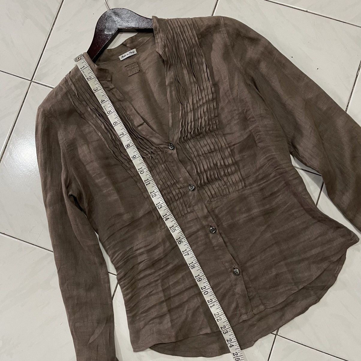 120% Lino 120% Lino button shirt Size M / US 6-8 / IT 42-44 - 11 Thumbnail