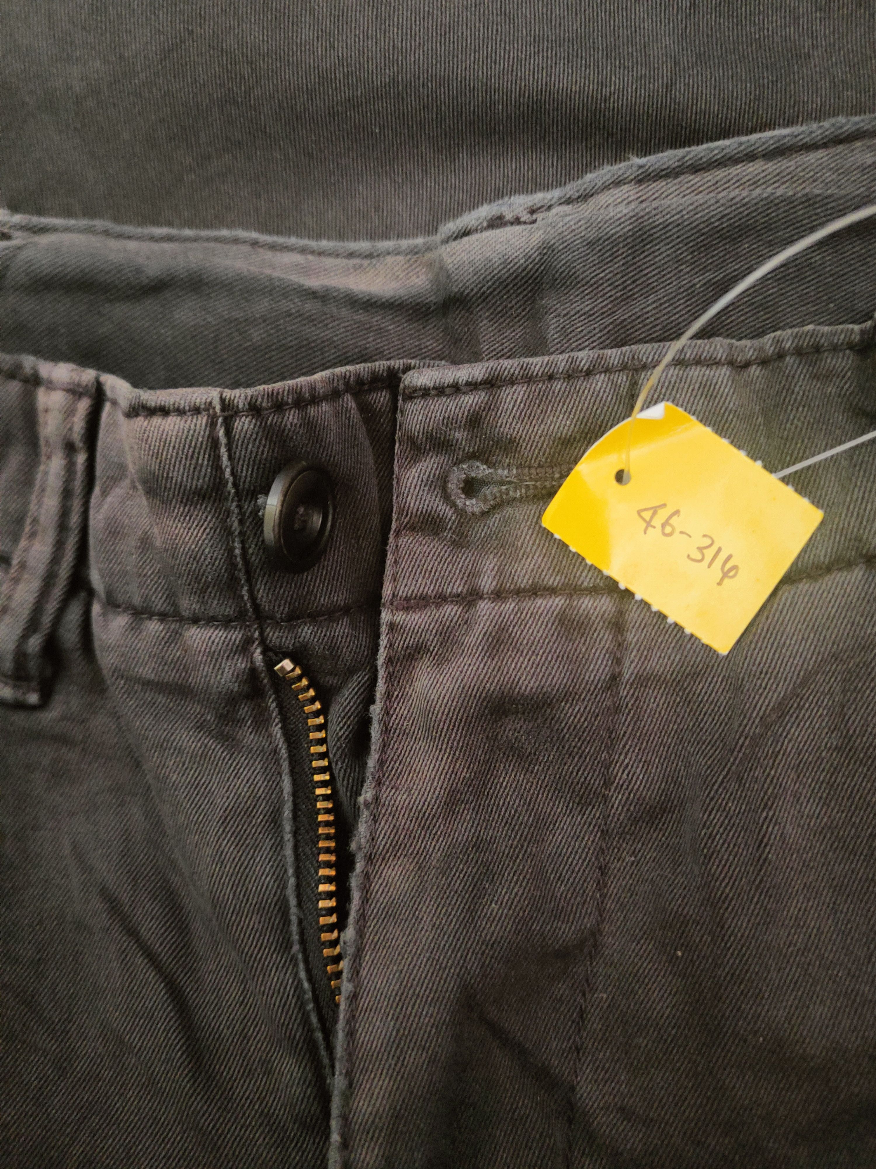 Japanese Brand DL Uniqlo Black Faded Multipocket Casual Pants #46-314 Size US 29 - 14 Thumbnail