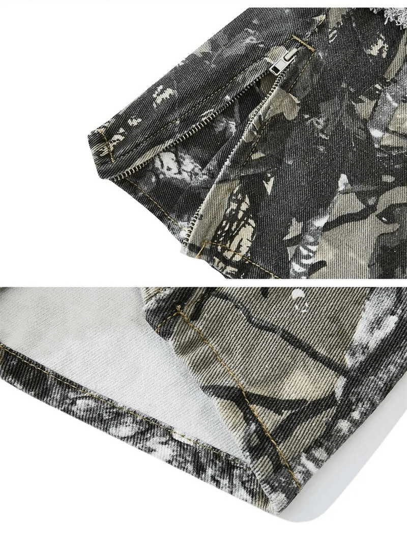 Japanese Brand × Jean Camouflage Baggy Flare Jeans Cargo Size US 34 / EU 50 - 6 Thumbnail