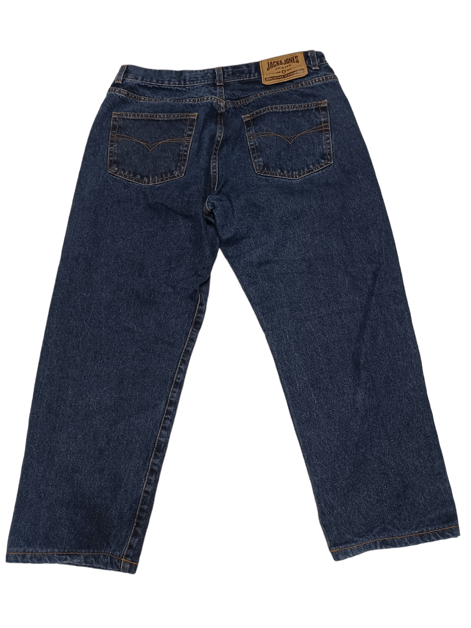 Jack & Jones MADE IN ITALY VINTAGE HEAVY COTTON BAGGY JEANS RAP Y2K Size US 36 / EU 52 - 2 Thumbnail